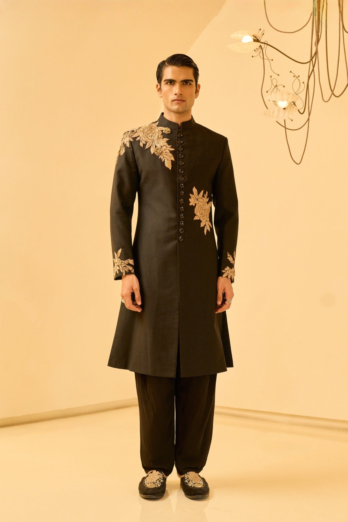 Noir Sherwani