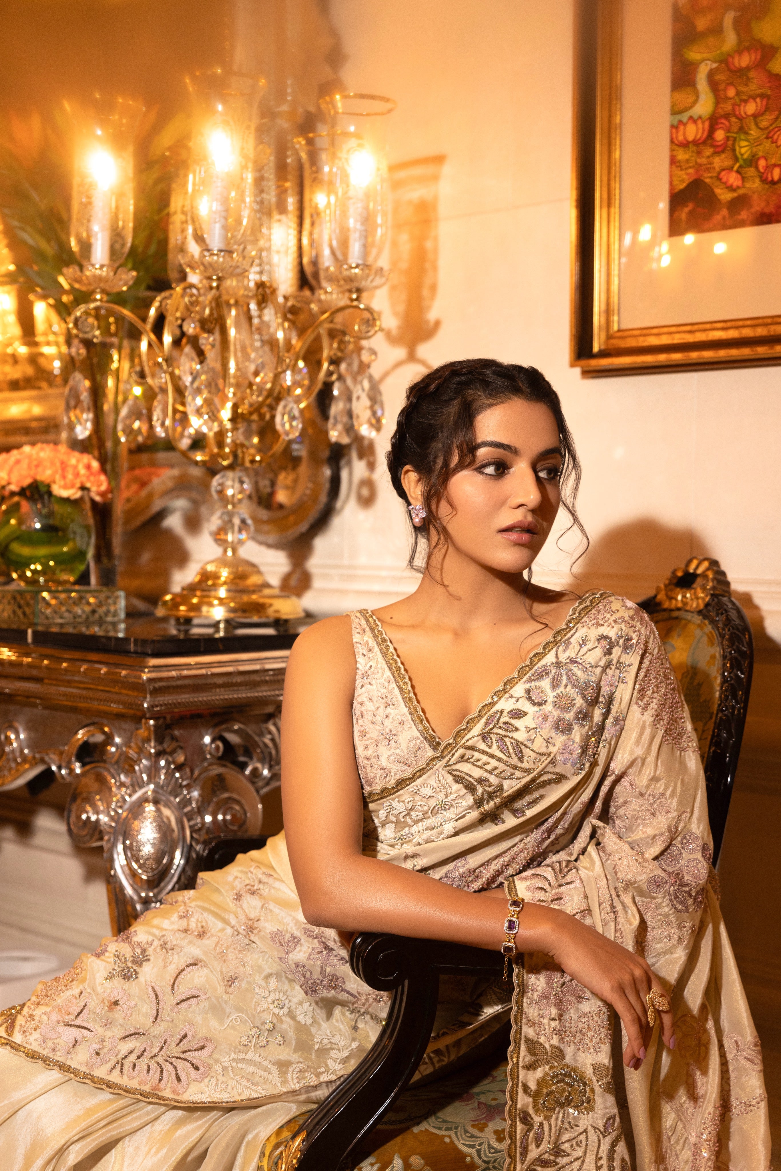 WAMIQA GABBI - Saree set