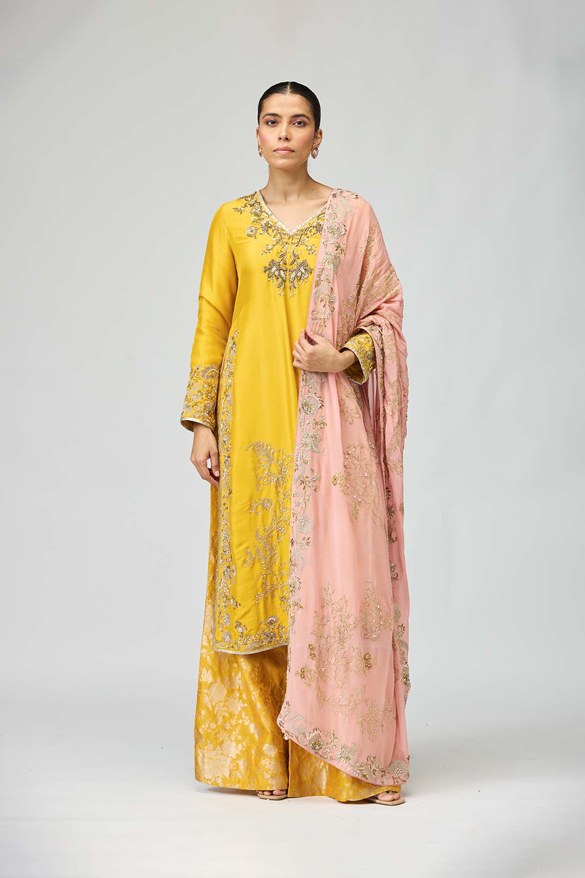 Sunshine Embroidered Kurta Set