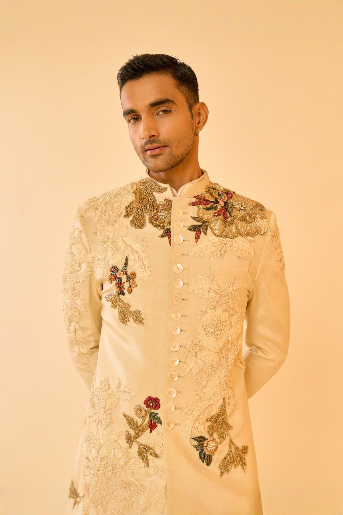 Champagne Opus Sherwani SET