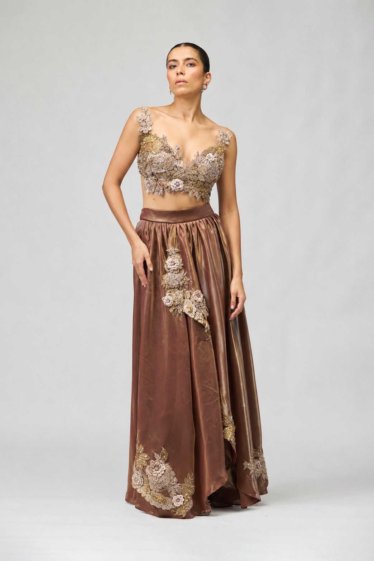 Bronze Botanica Skirt Set