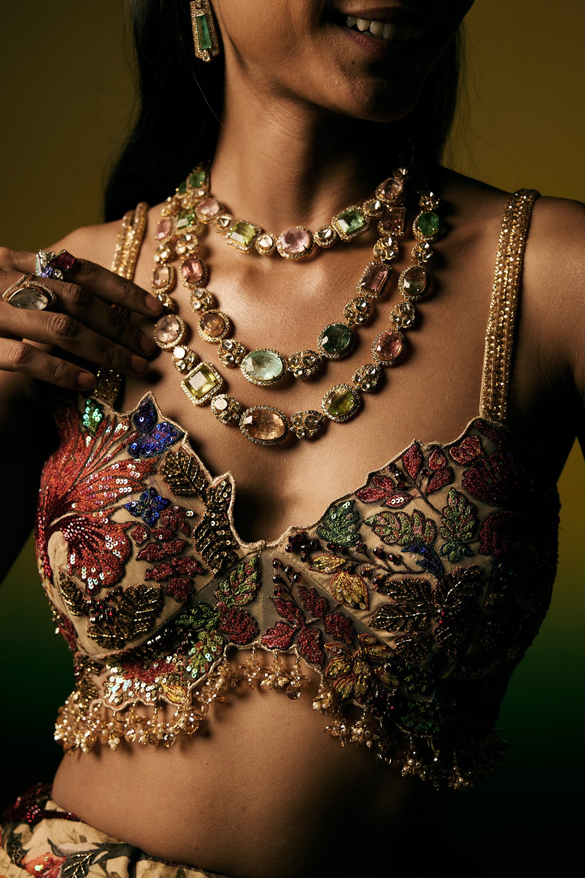 Floral Grace Printed Lehenga Set