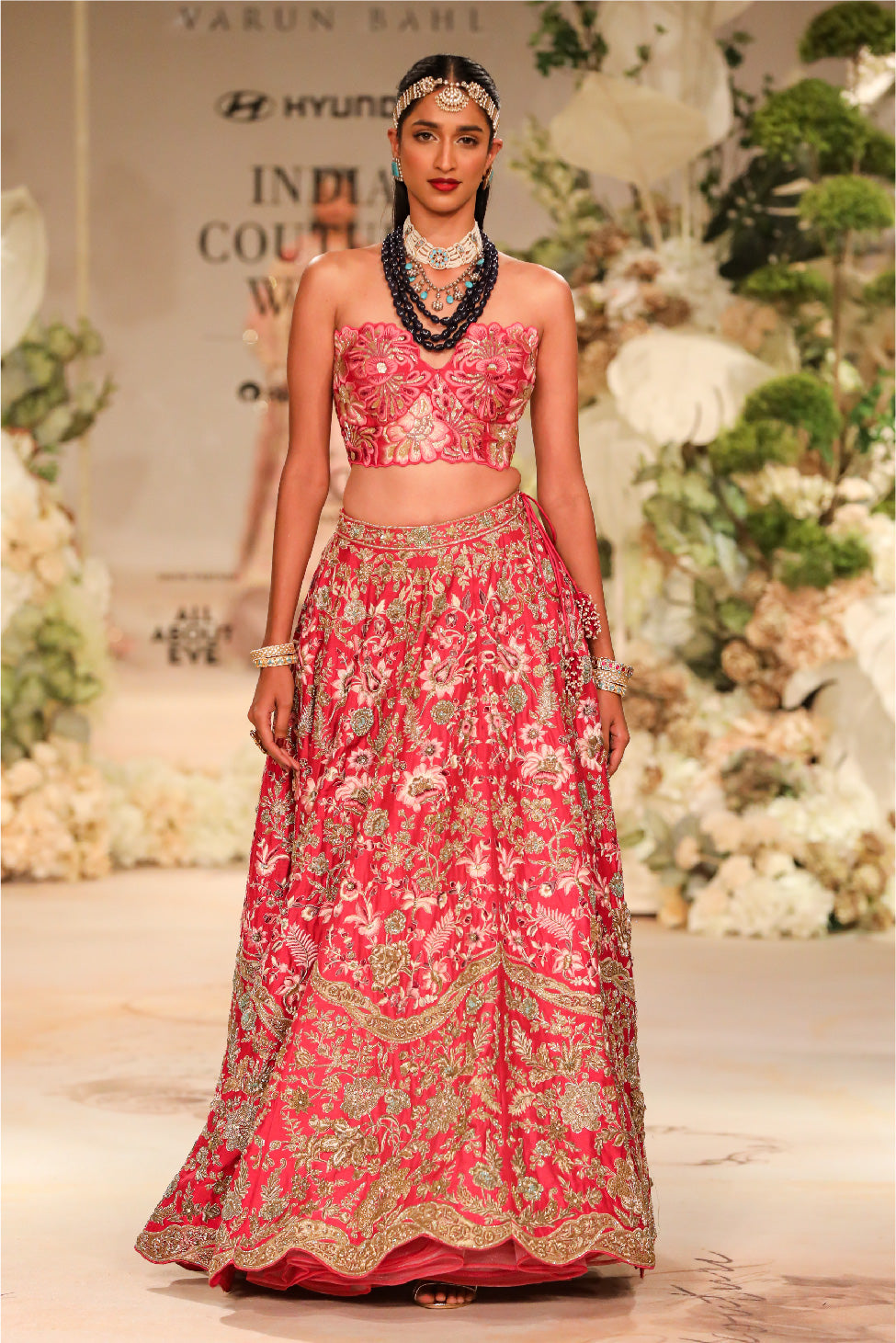 VIVID PINK LEHENGA SET