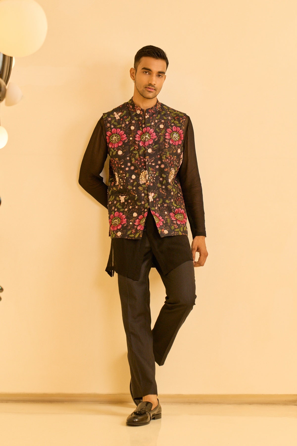 Midnight Floral Bundi