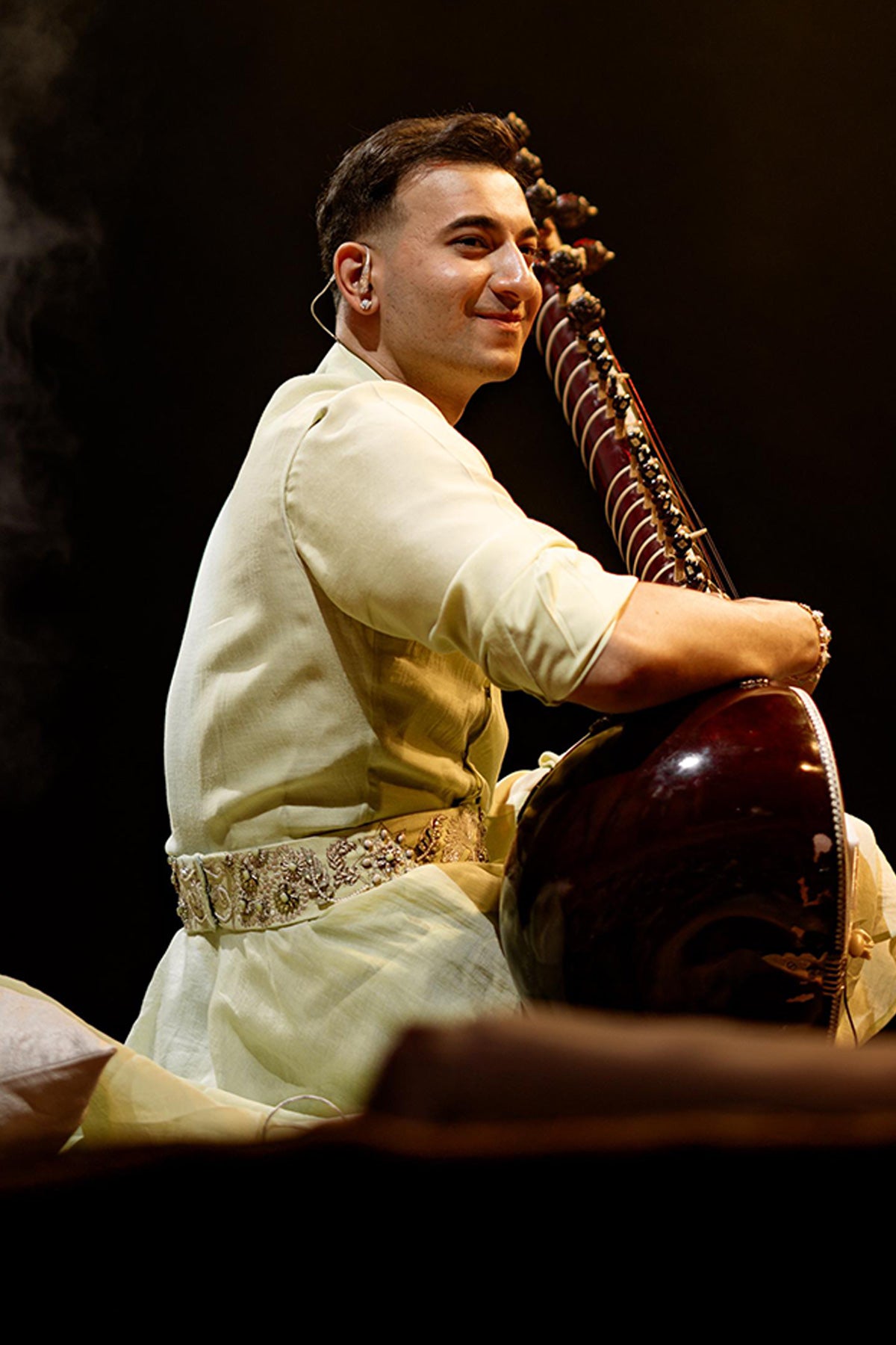 Risabh Sharma Pastel Angrakha kurta