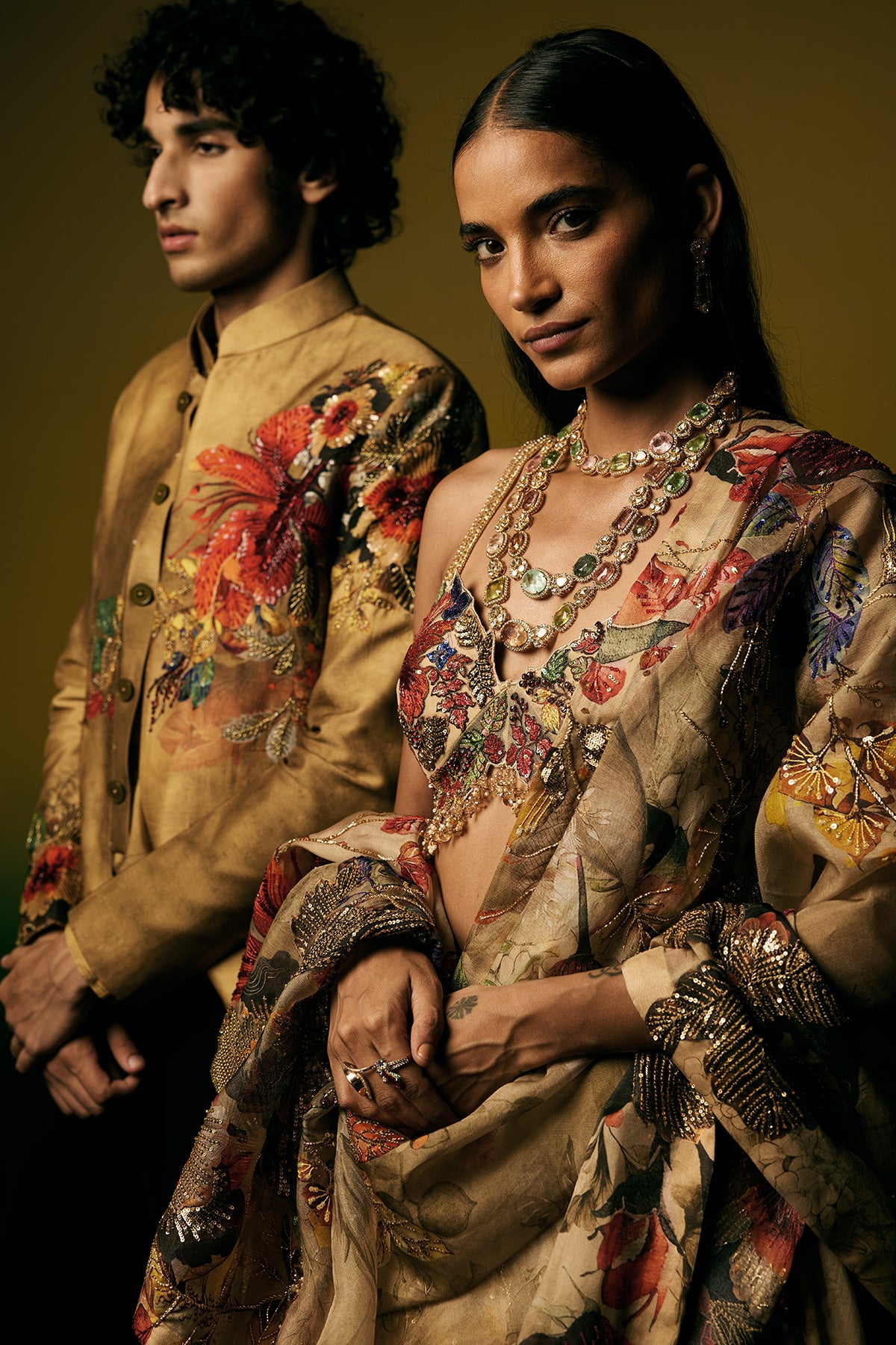 Floral Grace Printed Lehenga Set