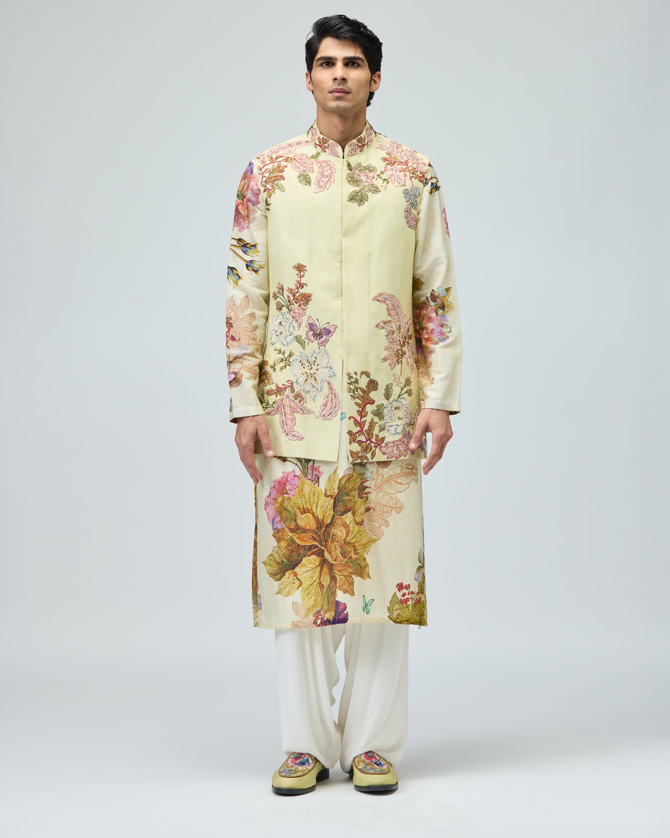 IVORY GREEN BHANDGALA