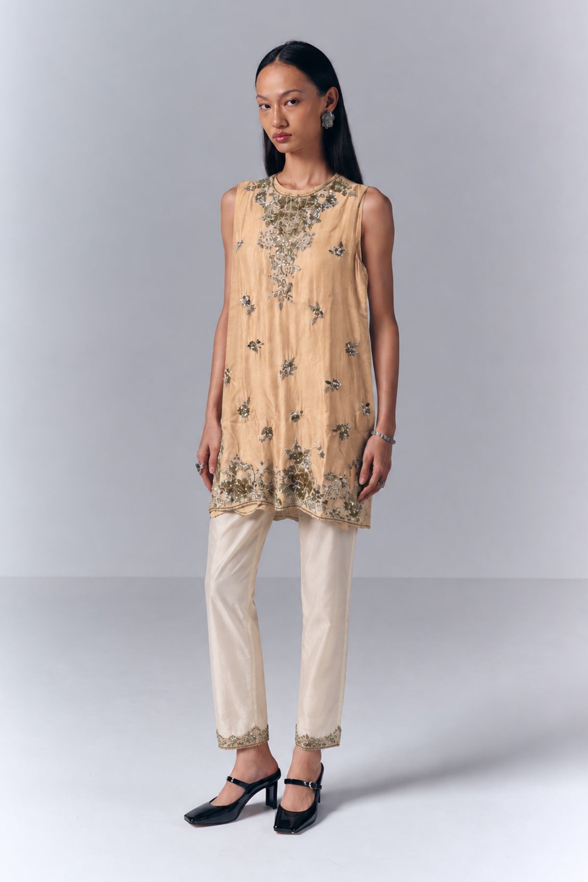 Beige Kurta Set