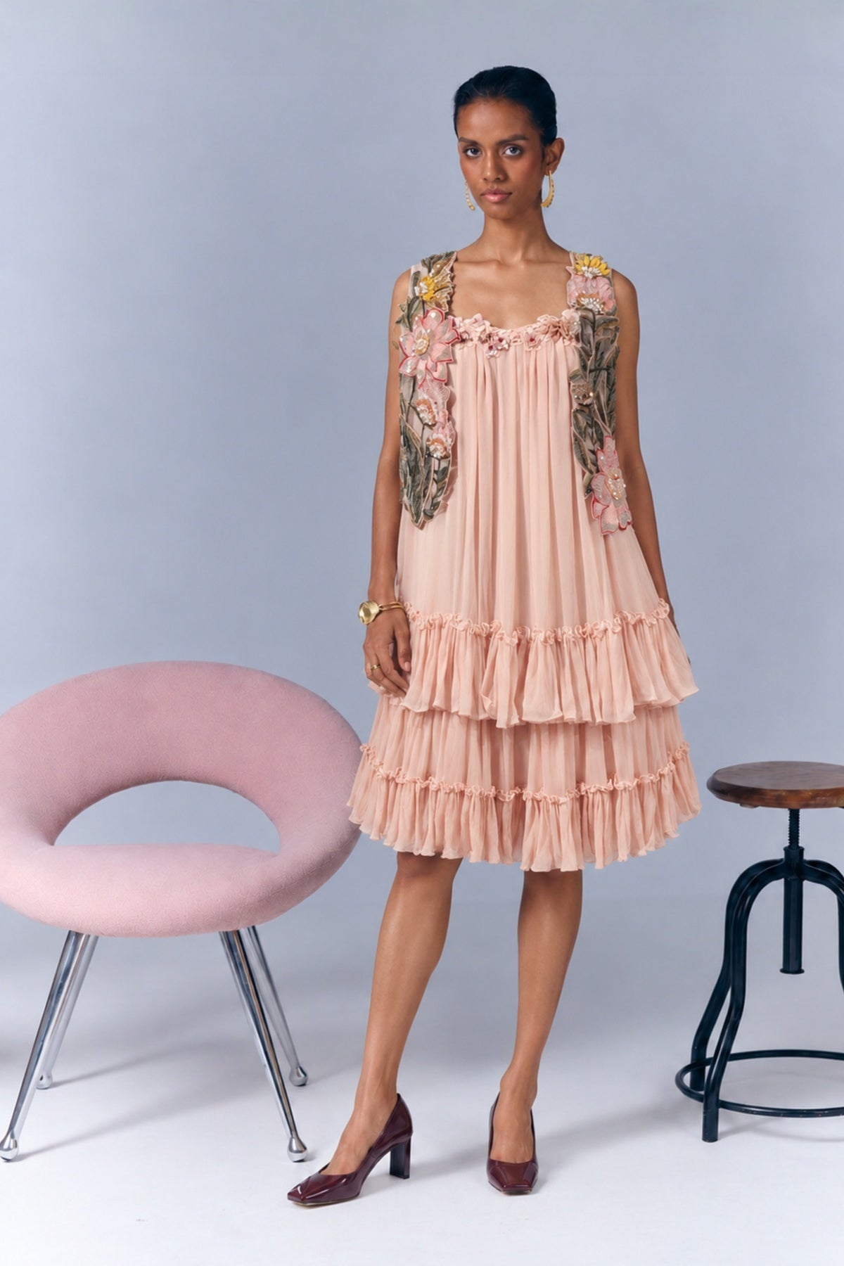 Printed Dress Set