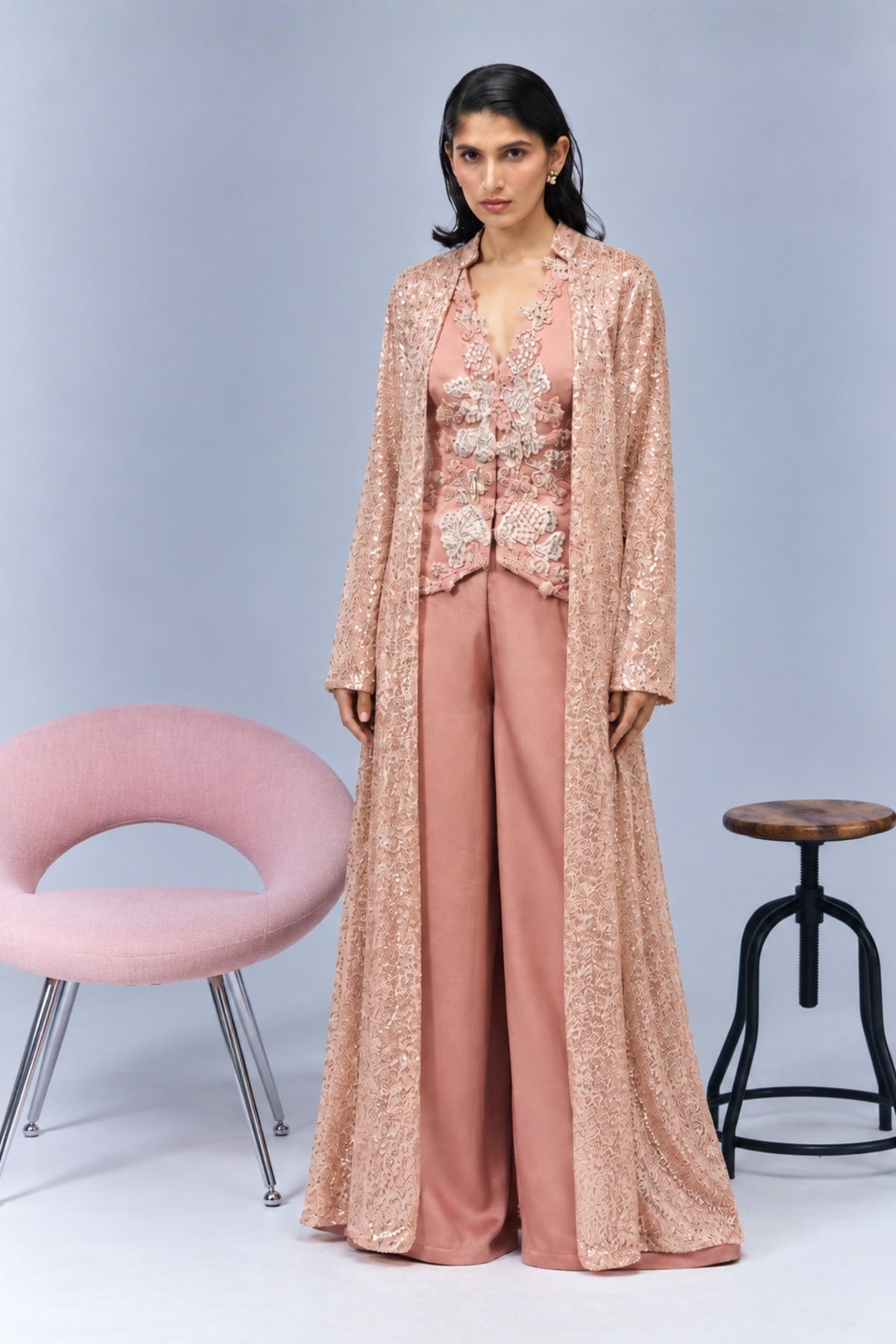 Peach Cape Set