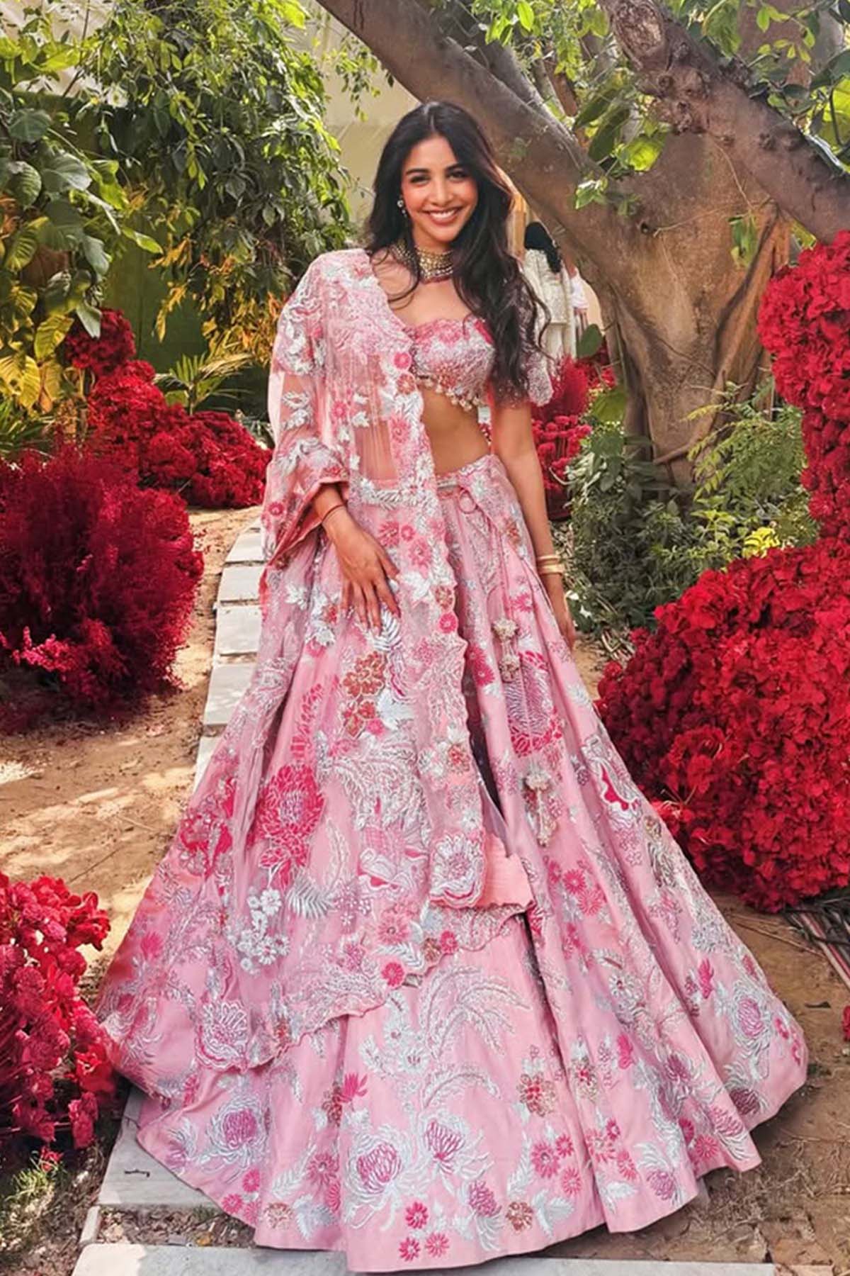 Jayanti Modi X Rosette Lehenga Set
