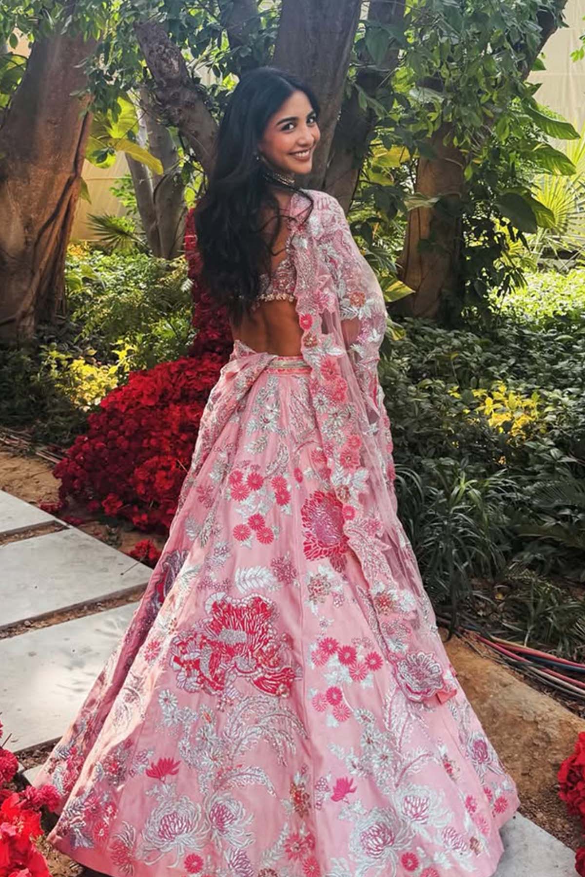 Jayanti Modi X Rosette Lehenga Set