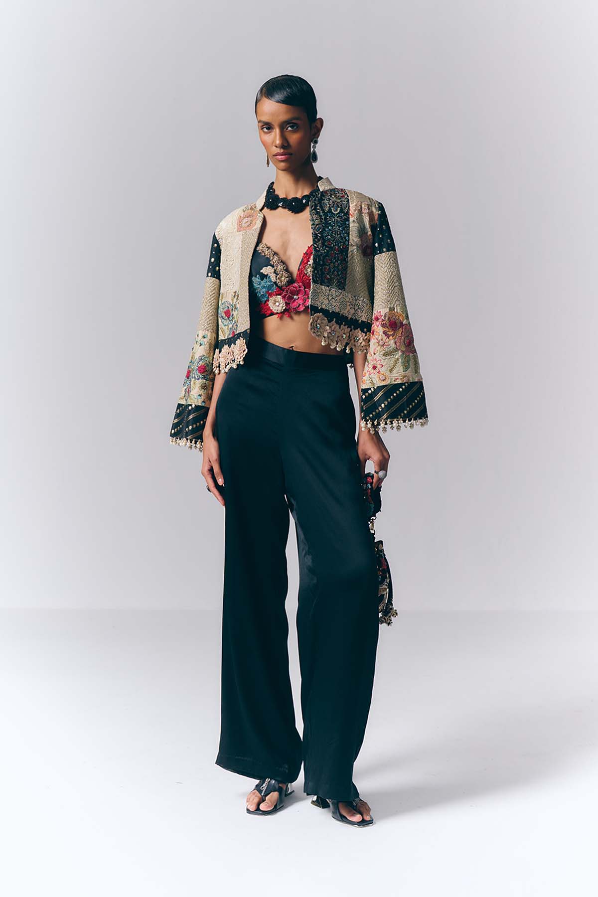 Patchwork Co-ord Jacket Set