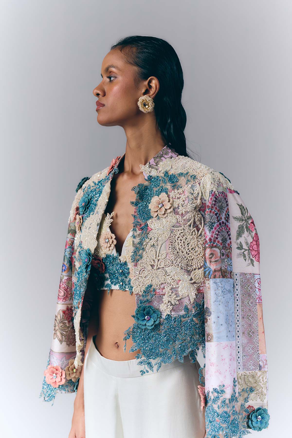 Printed Floral Co-ord Jacket Set