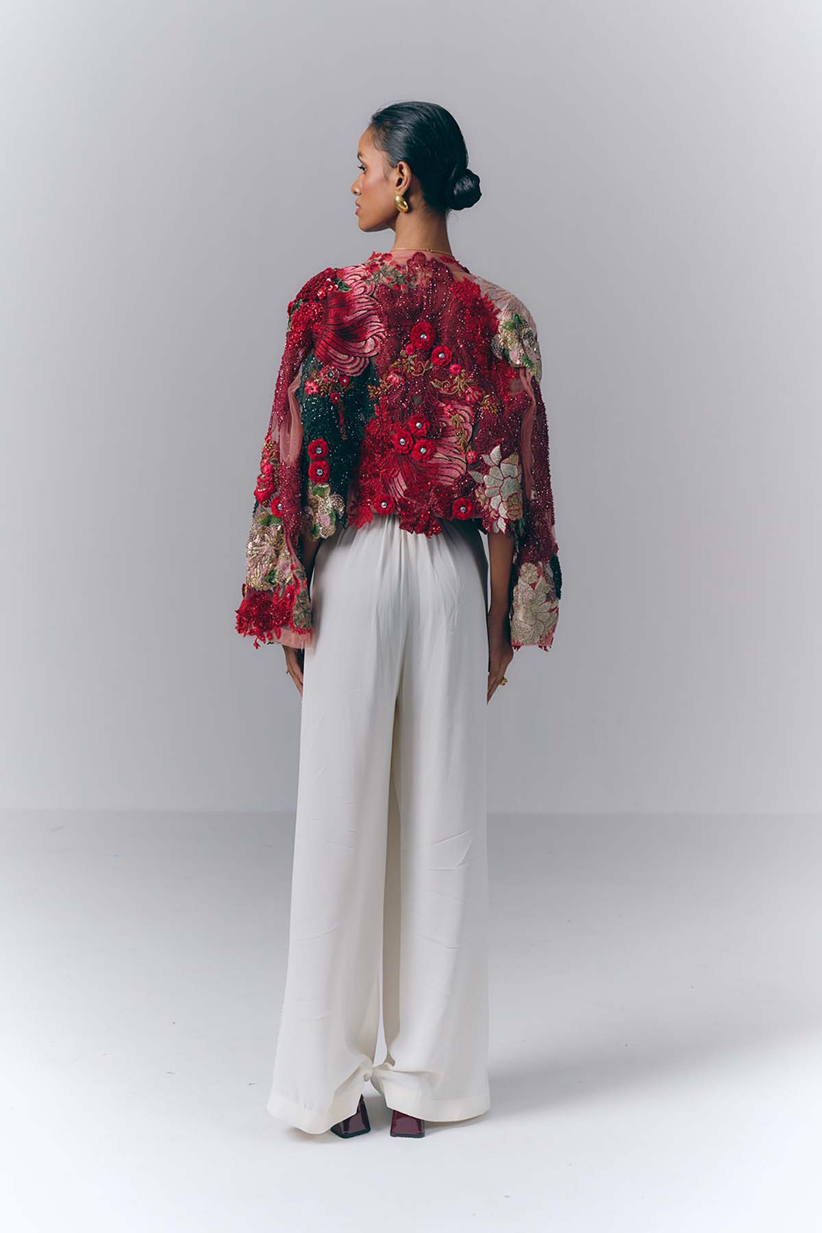 Crimson Bloom Co-ord Set