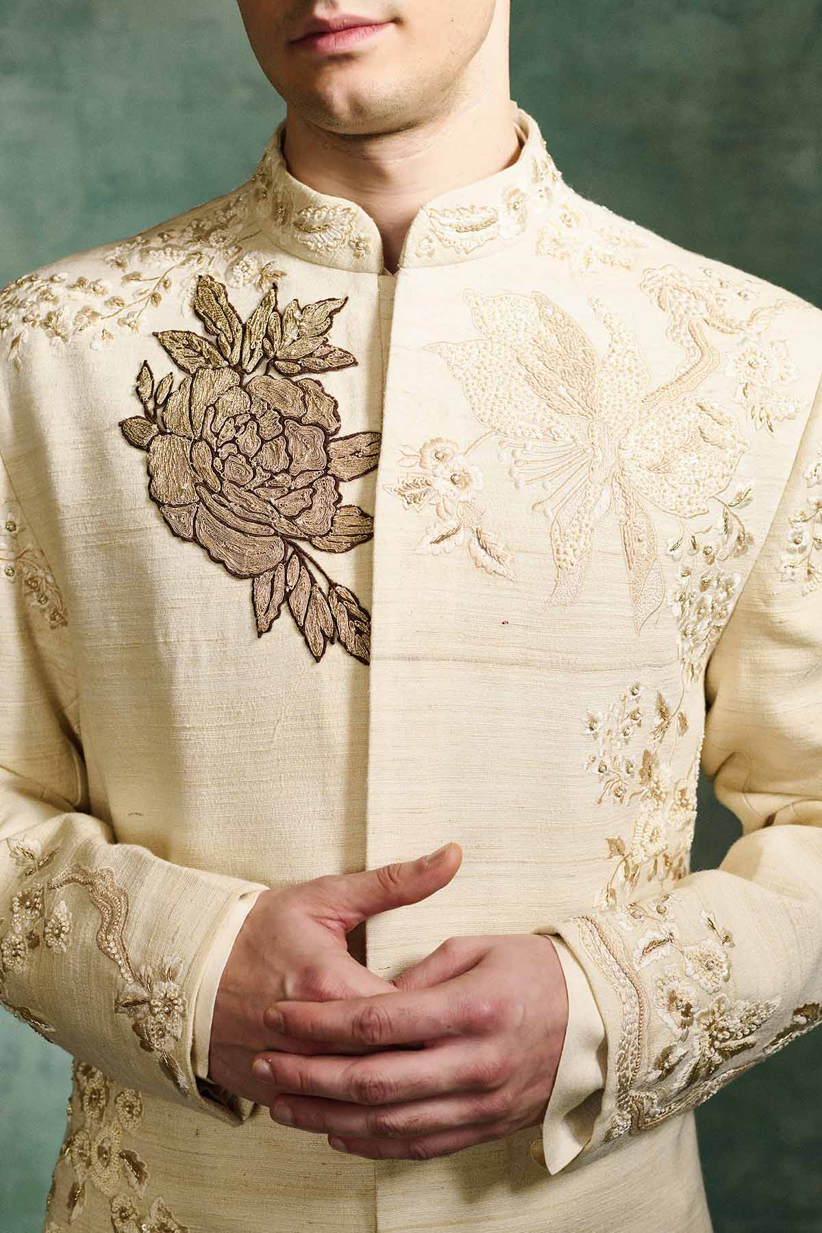 Ivory Regal Sherwani Set