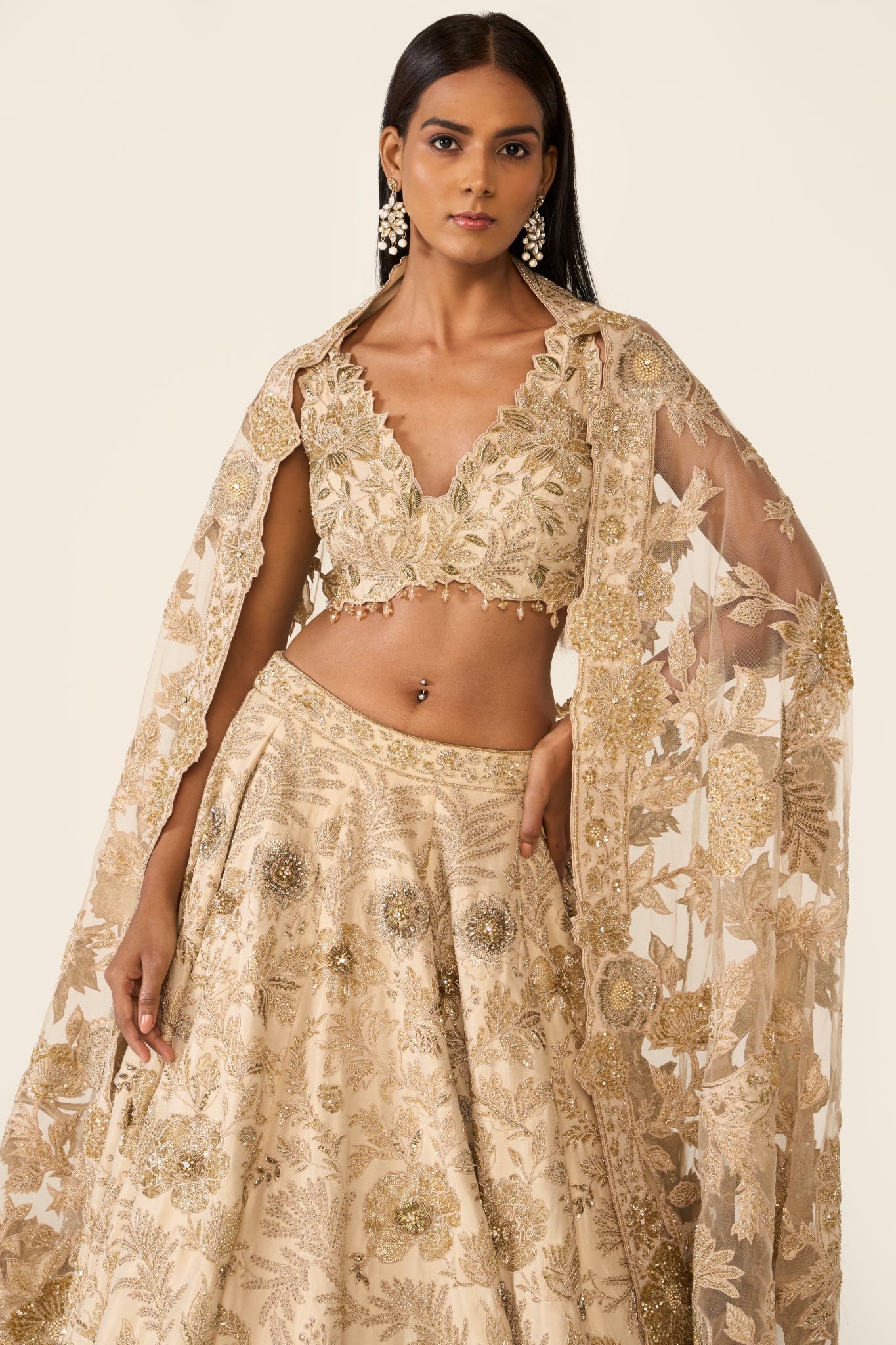 Golden Lehenga Set