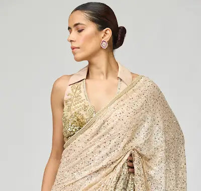 GGT EMBELLISHED SAREE SET