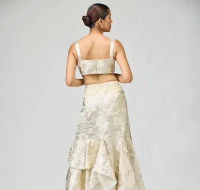 SILK BROCADE SKIRT SET