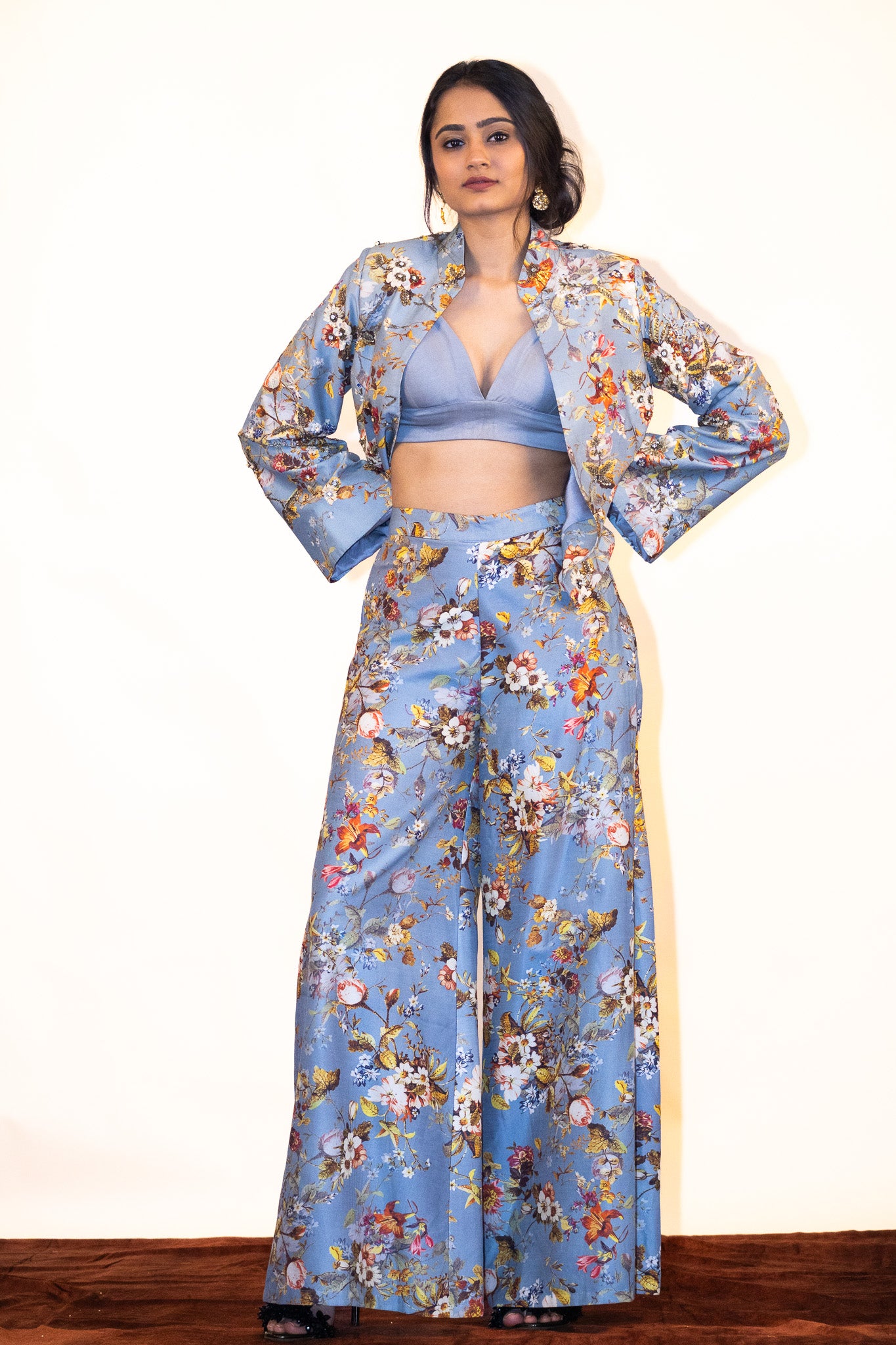 Short Jacket, Trouser & Bustier