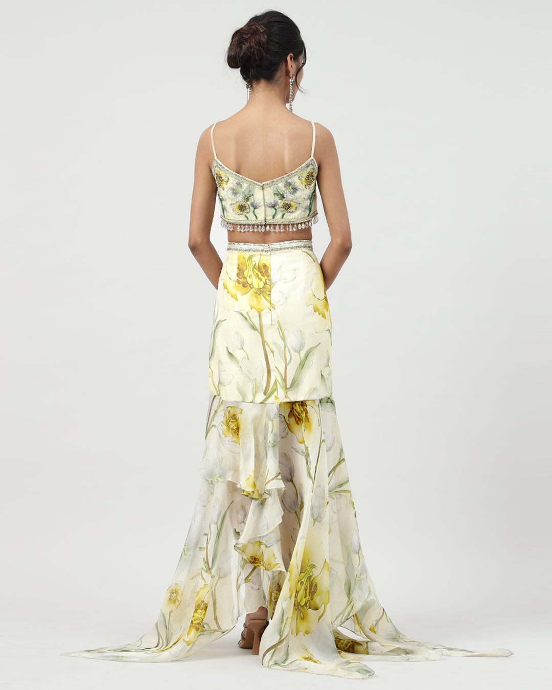 Bustier Top And Asymetrical Skirt