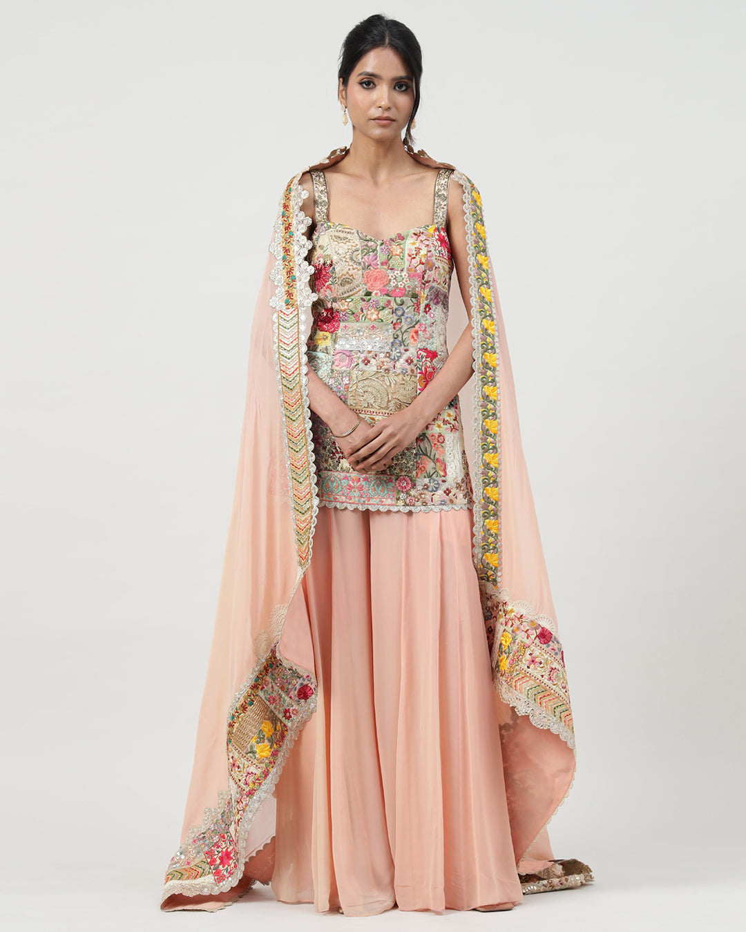 Kurta, Sharara And Dupatta