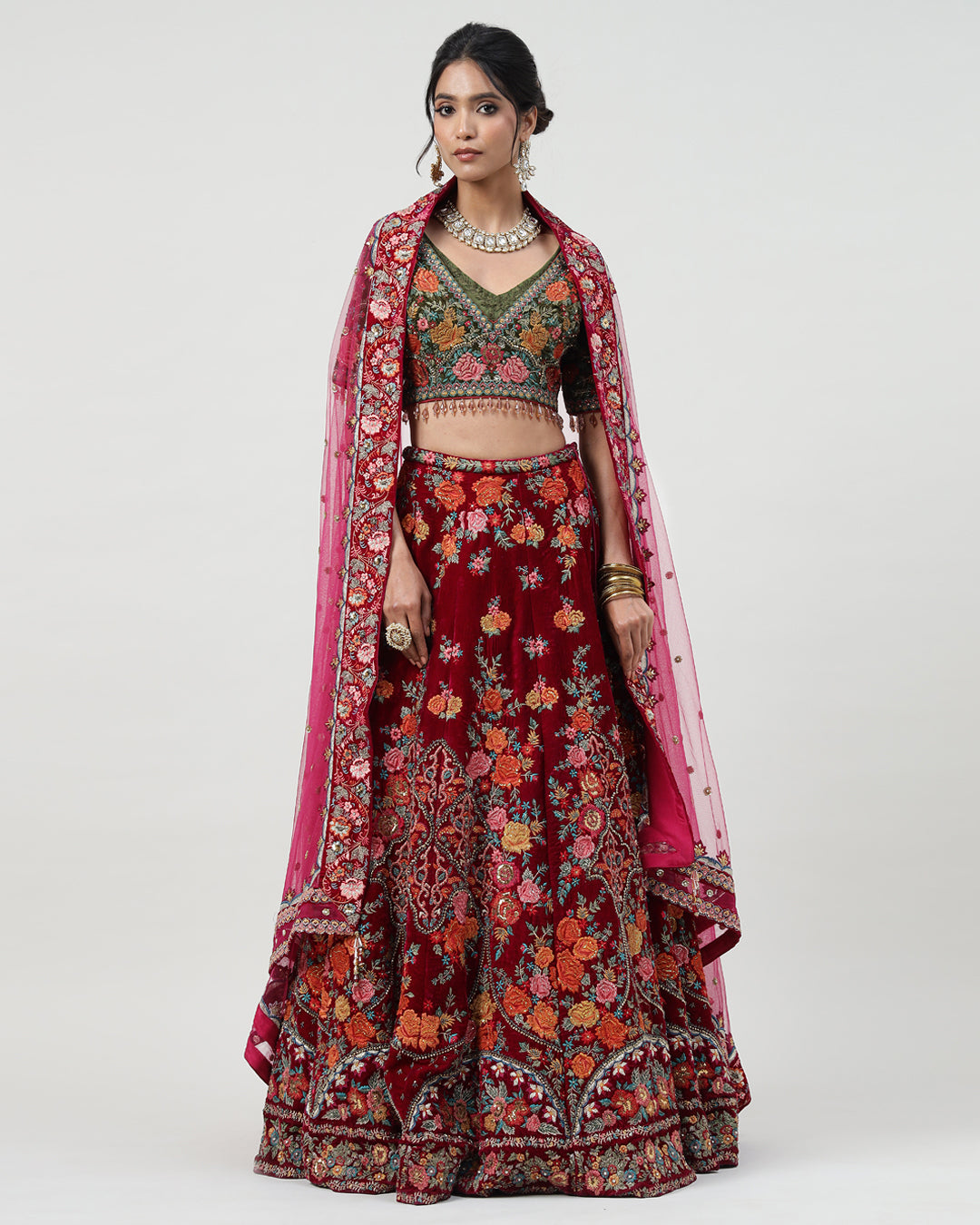 Lehenga Blouse Dupatta