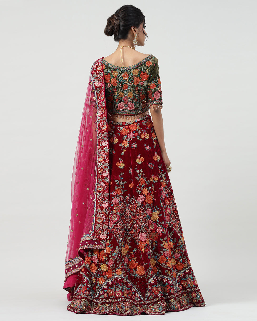 Lehenga Blouse Dupatta