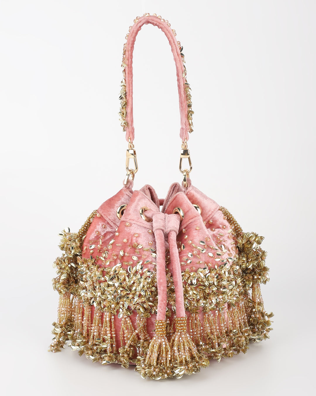 Rosy Glimmer Potli