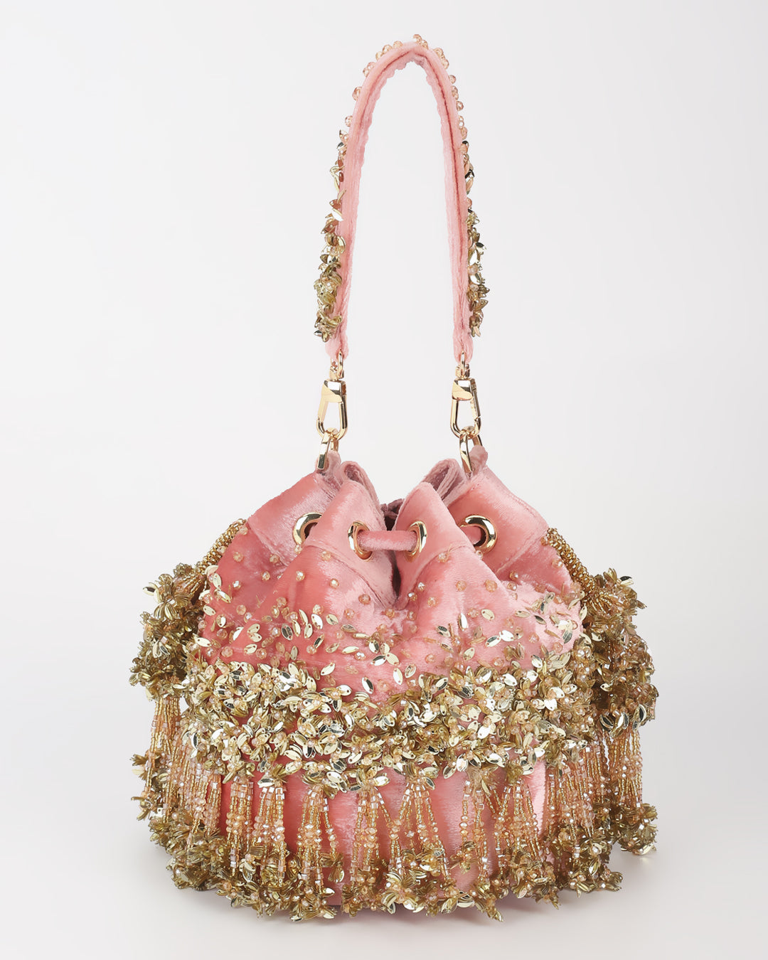 Rosy Glimmer Potli