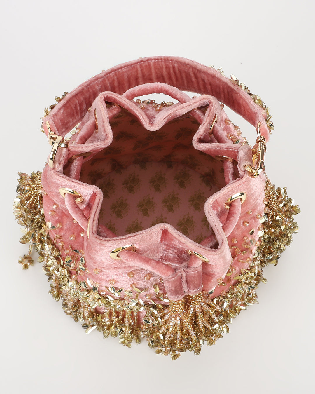 Rosy Glimmer Potli
