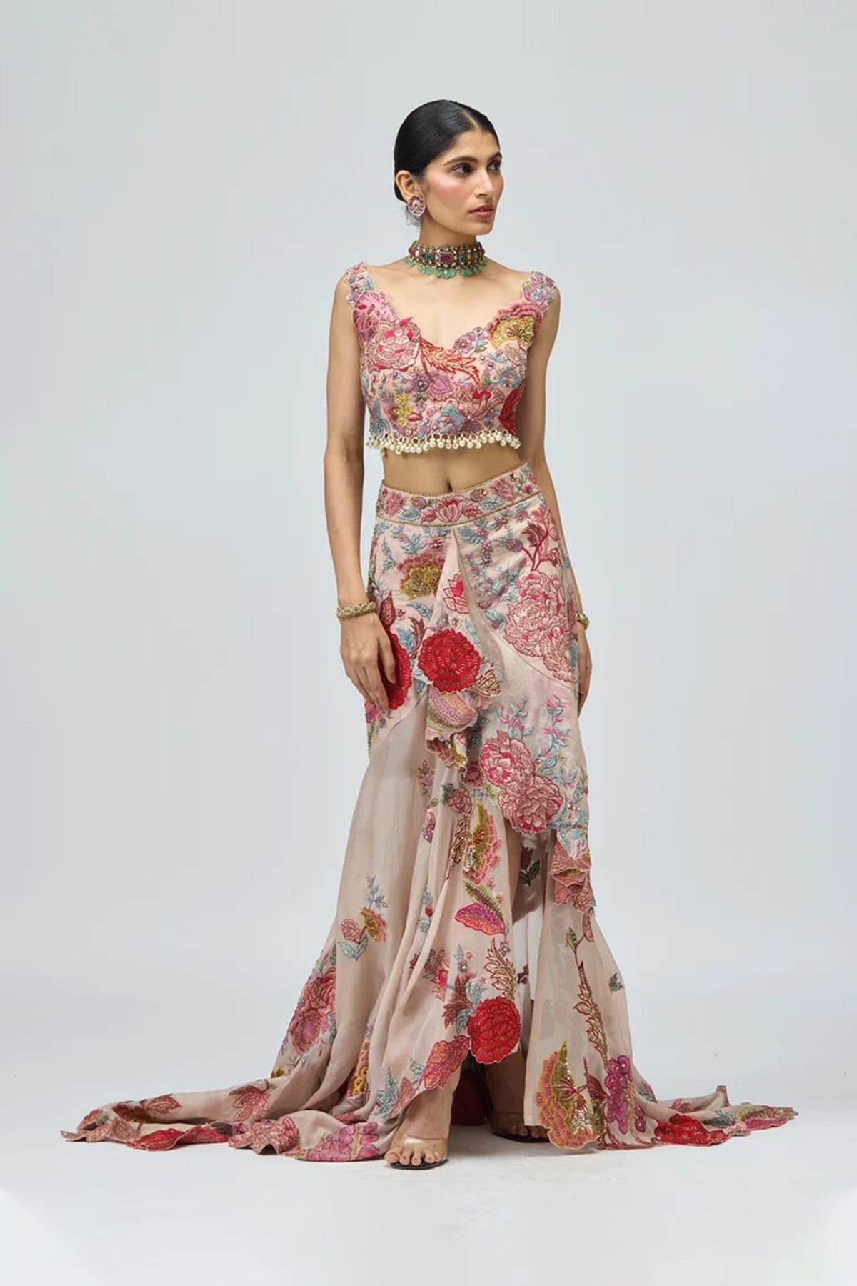 PINK SKIRT SET