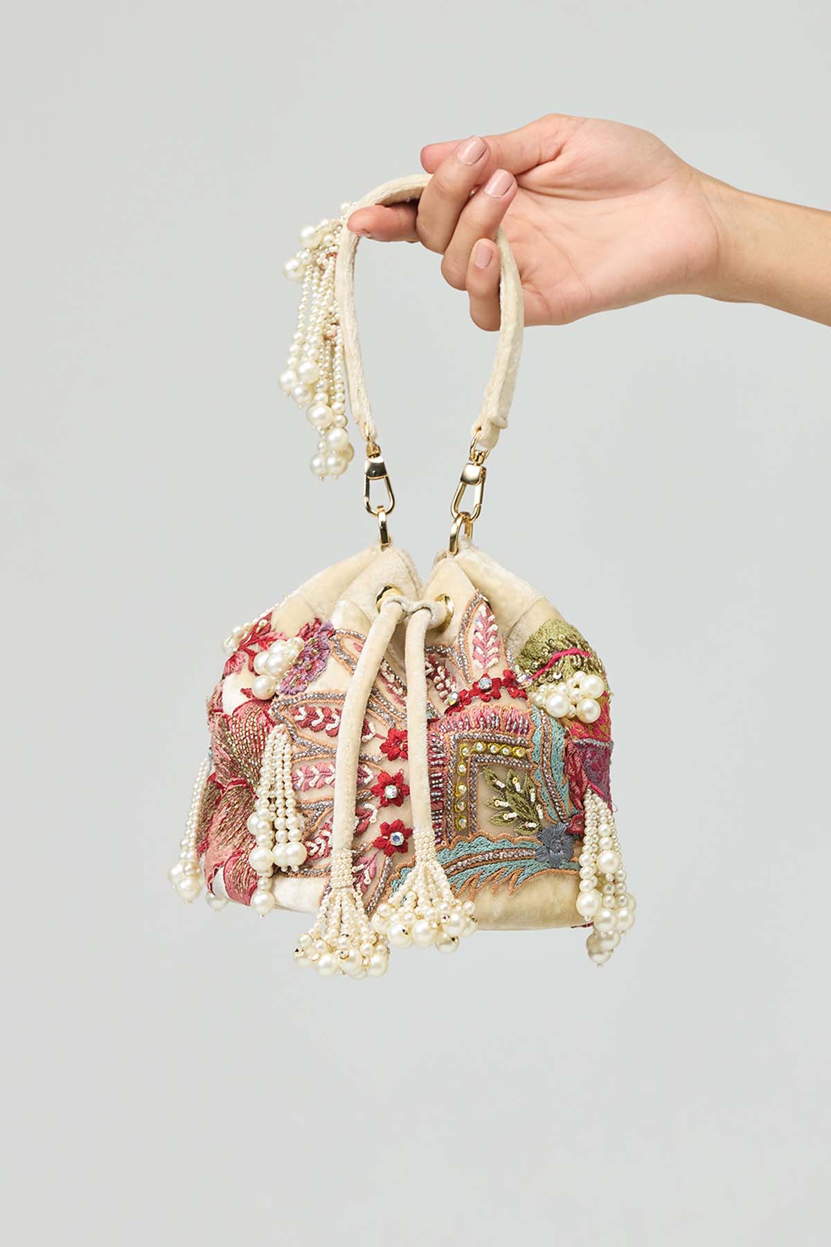 Ivory Multicolor Potli