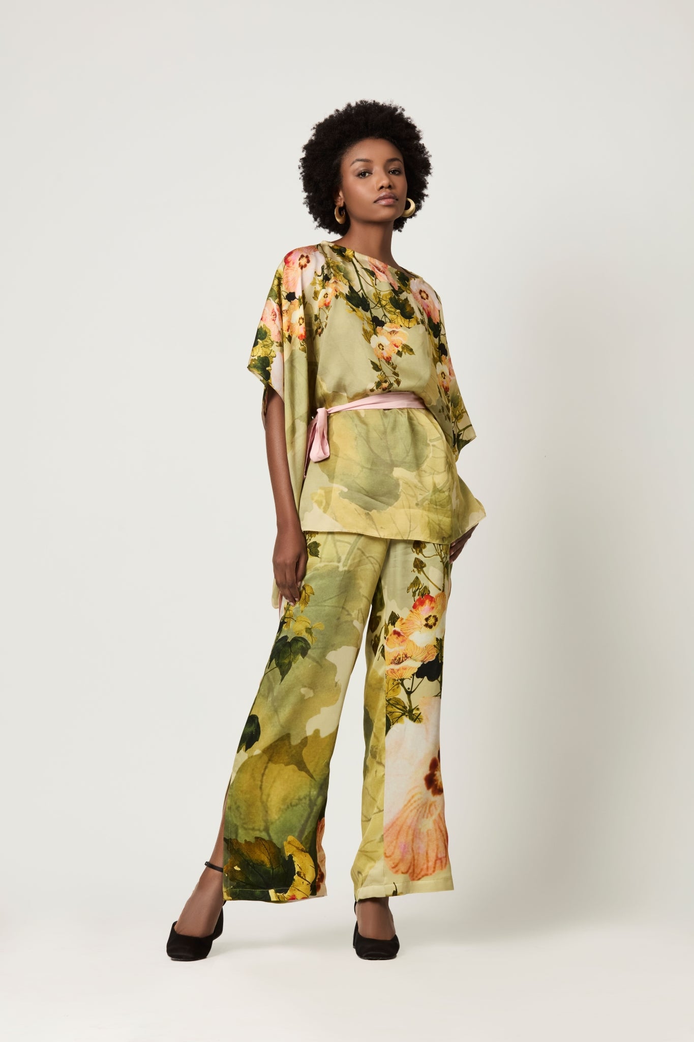 PRINTED TOP TROUSERS CO-ORD SET