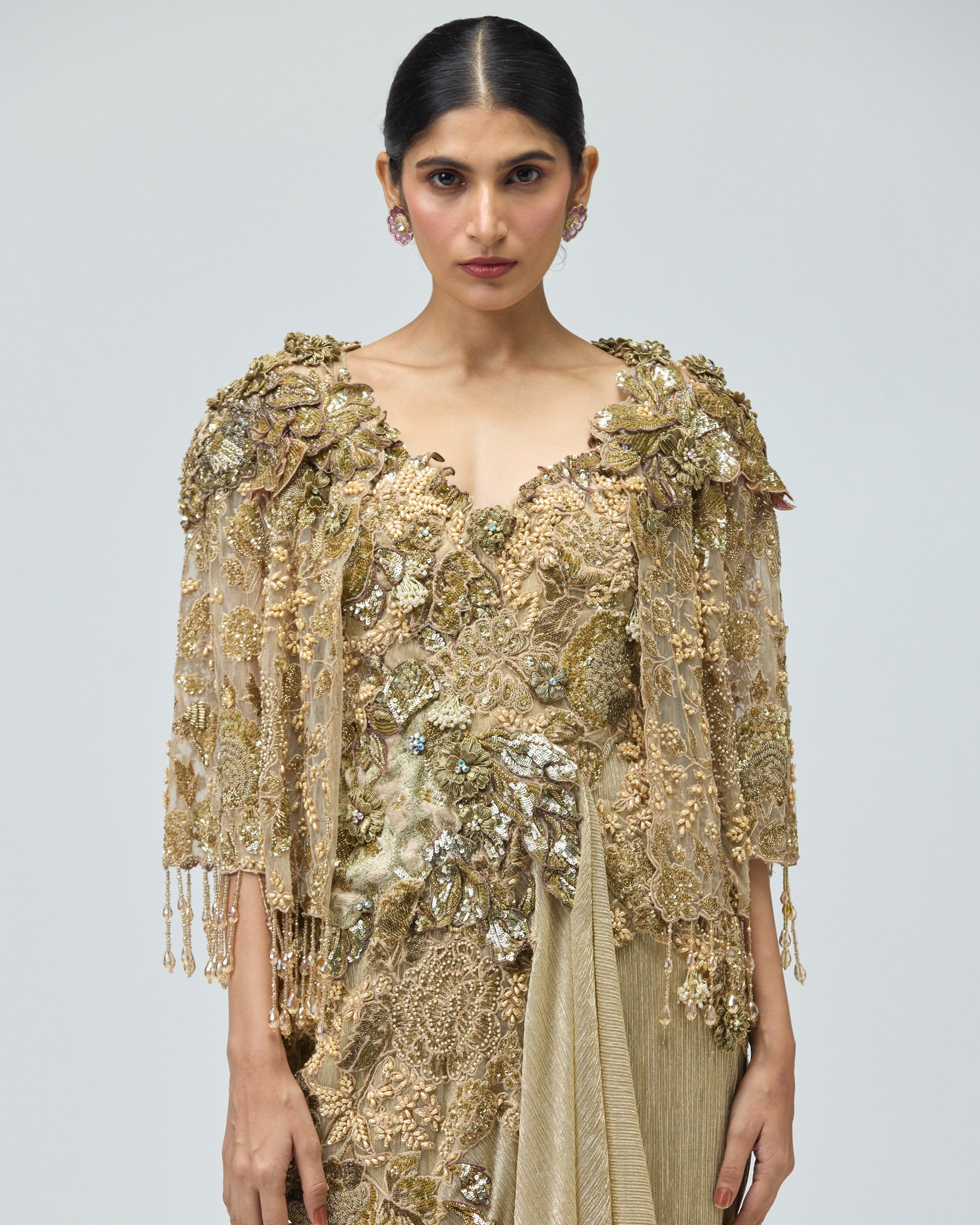 GOLD LUREX DRESS