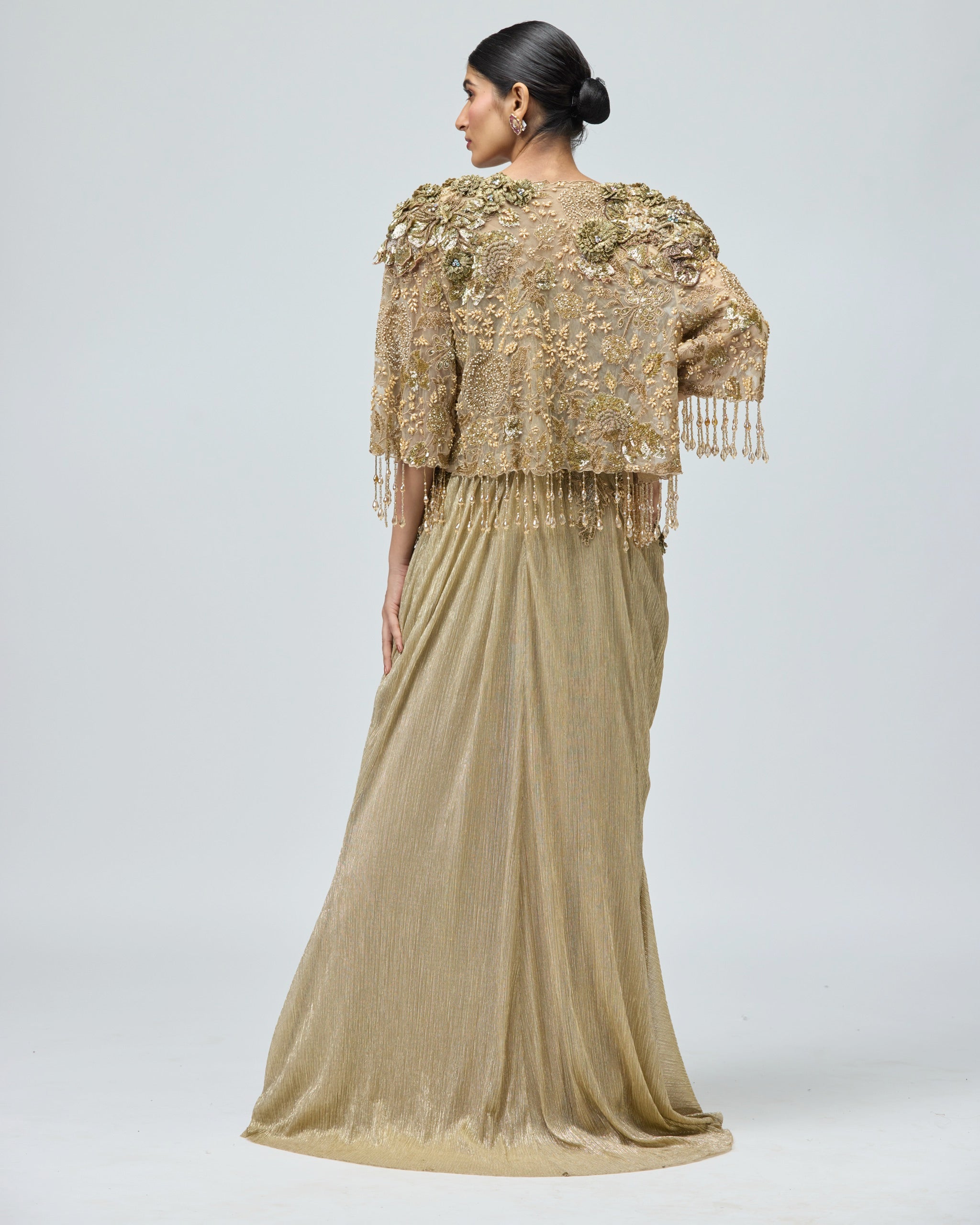 GOLD LUREX DRESS