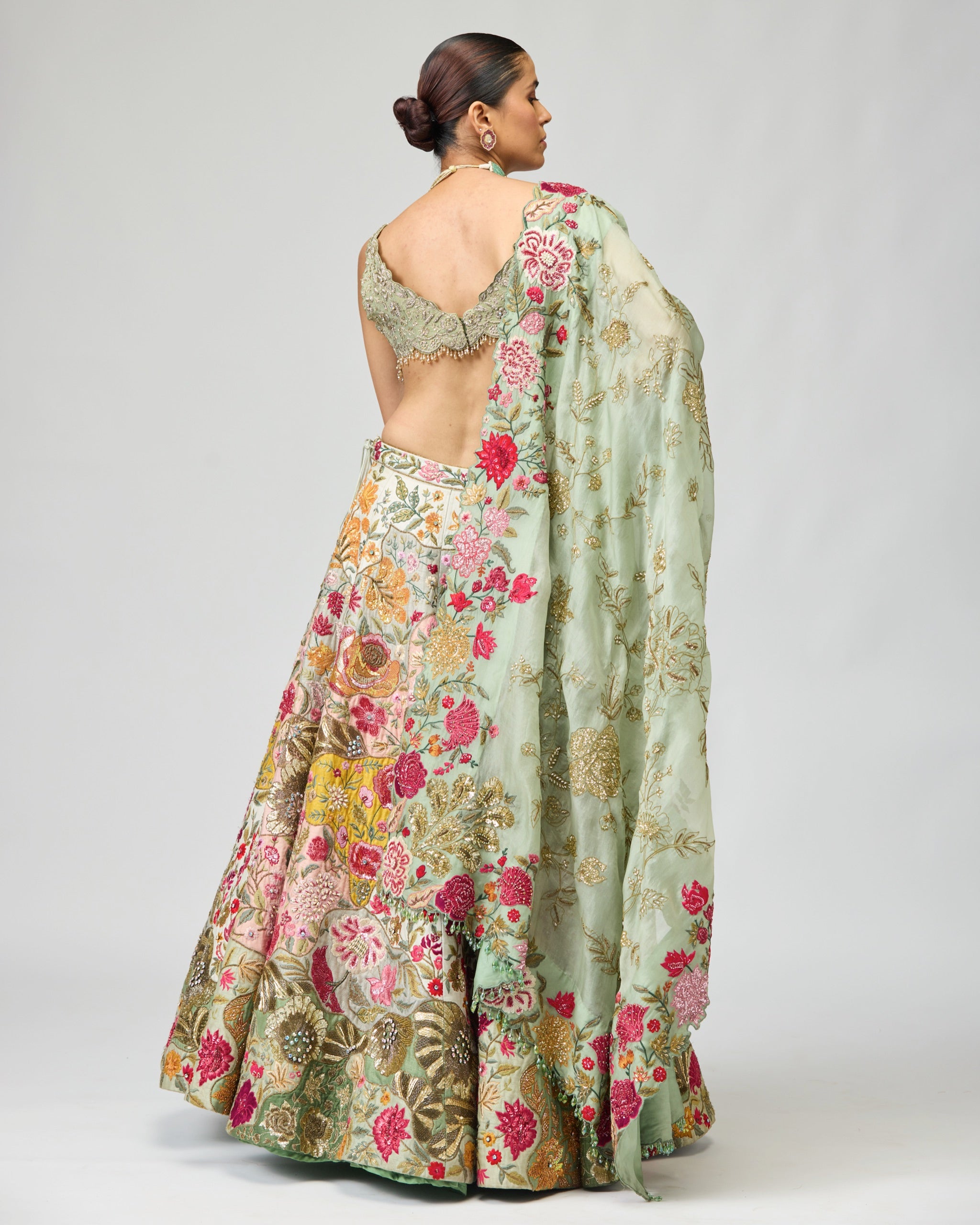 MODAL DUPION LEHENGA SET