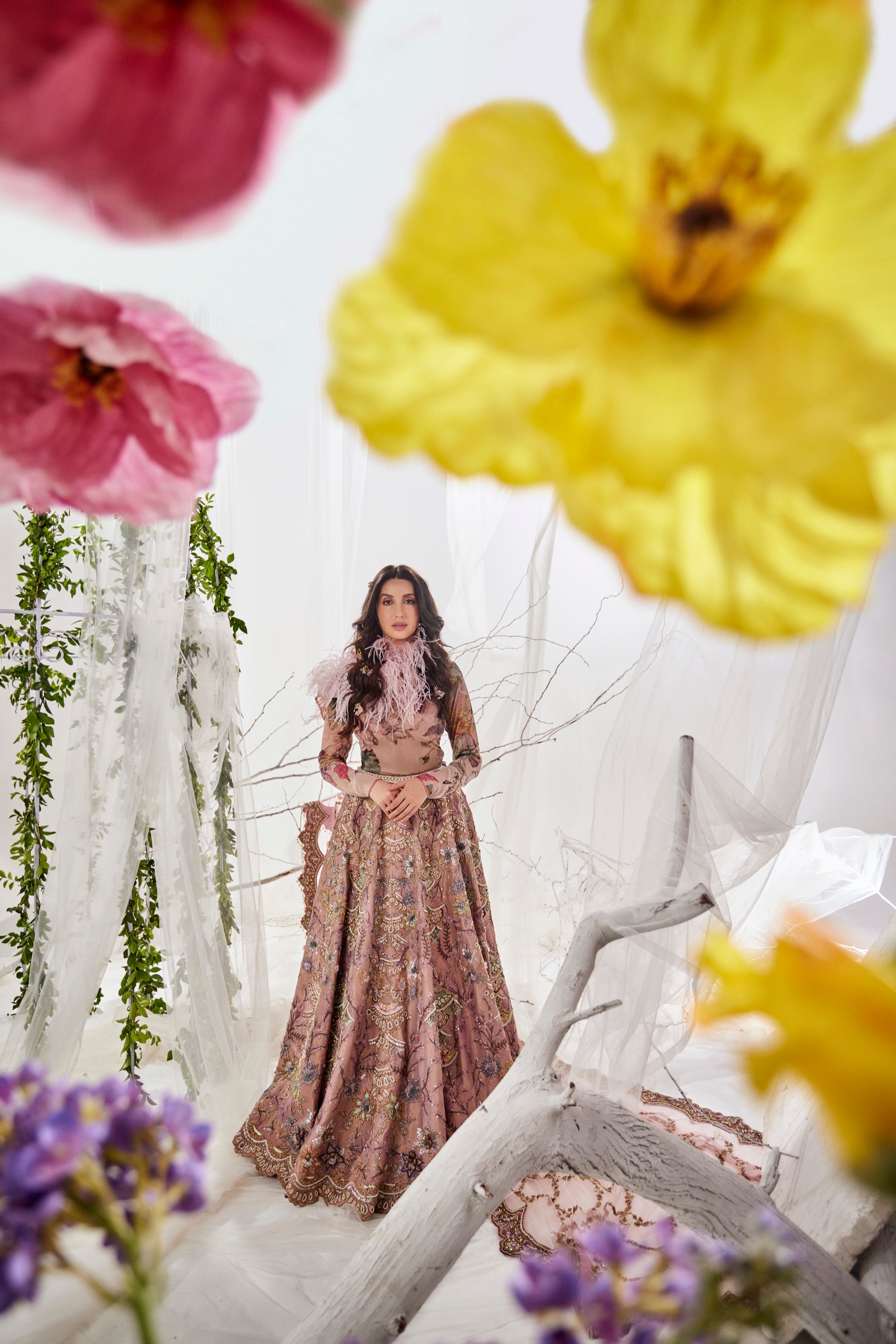 NORA FATEHI - Lehenga set