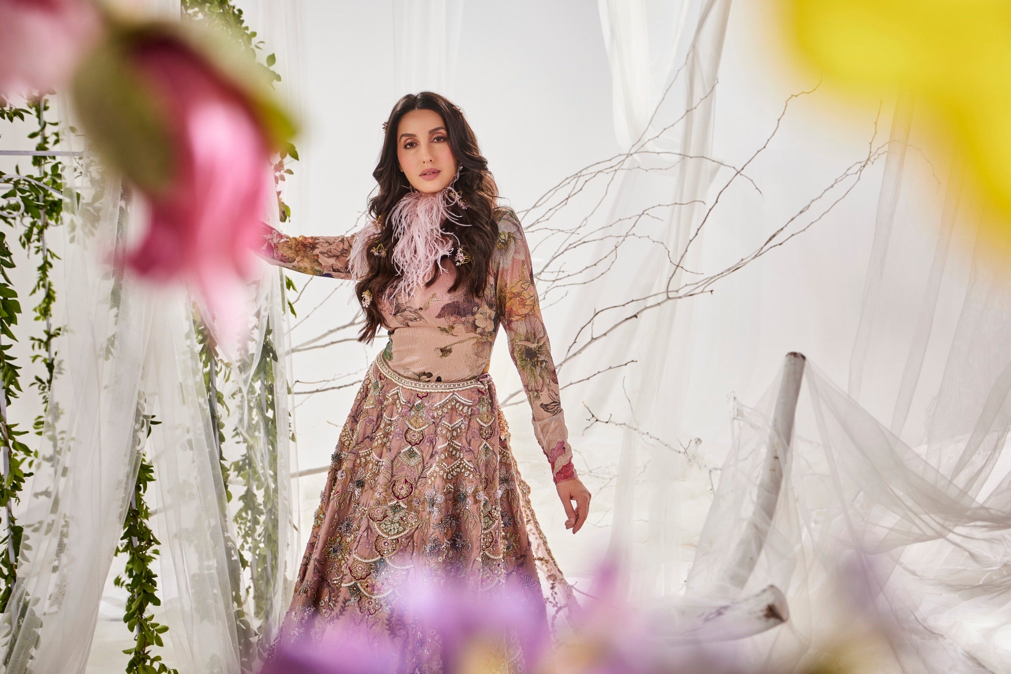 NORA FATEHI - Lehenga set