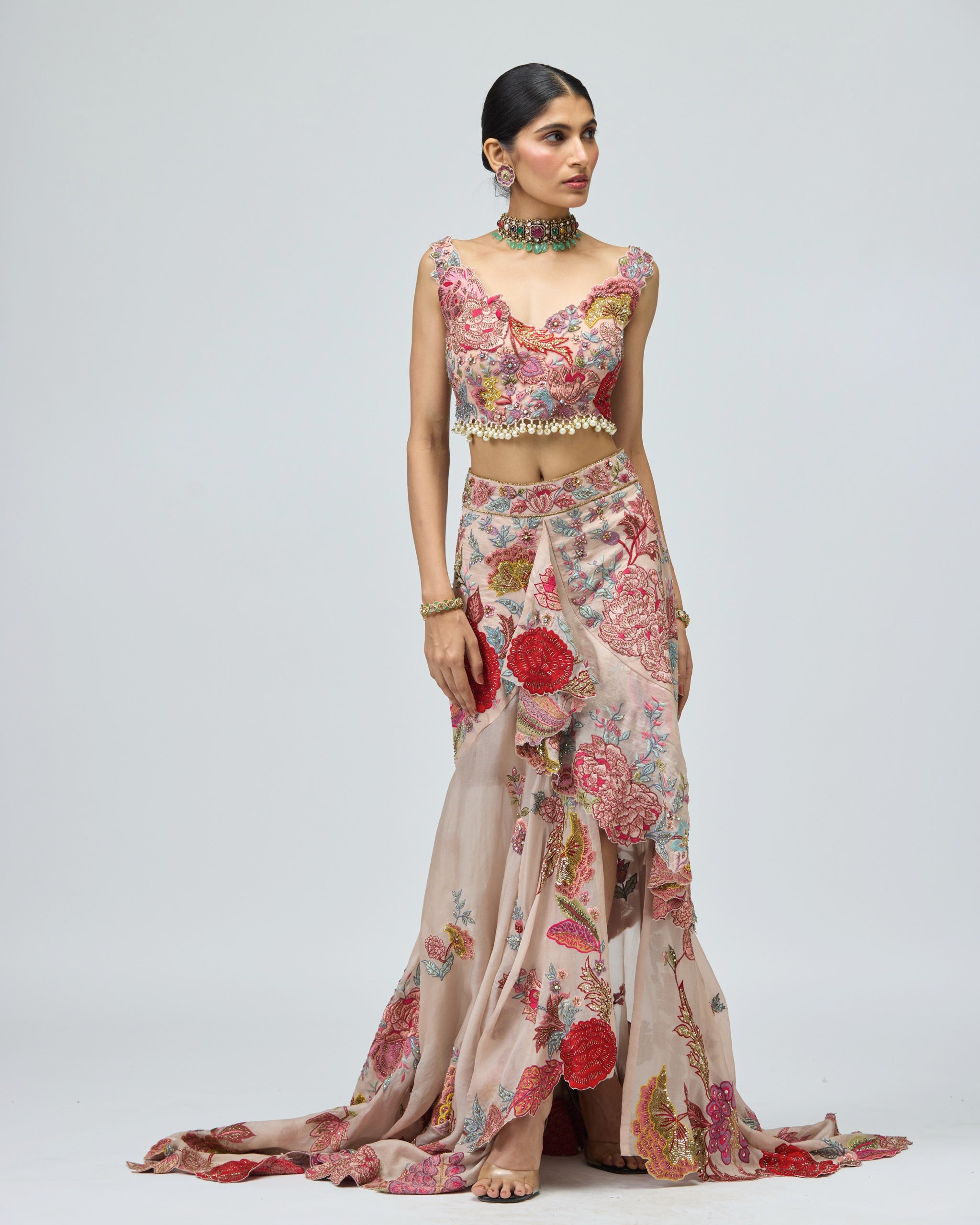 PINK SKIRT SET