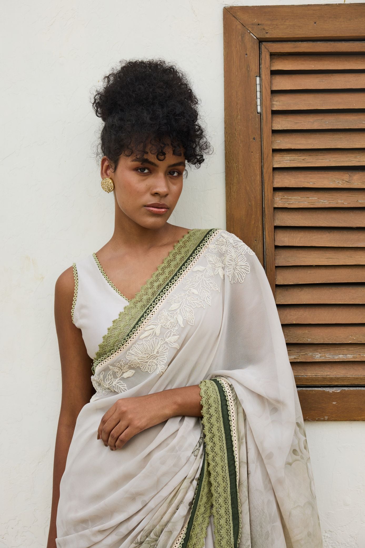 IRA PRINTED SAREE WITH BLOUSE