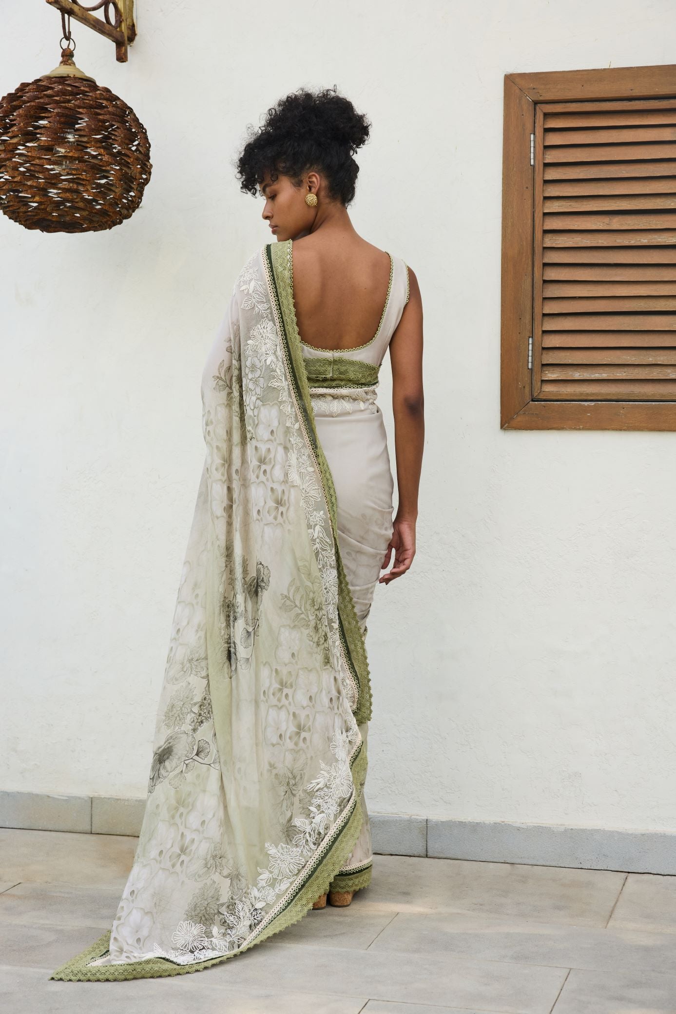 IRA PRINTED SAREE WITH BLOUSE