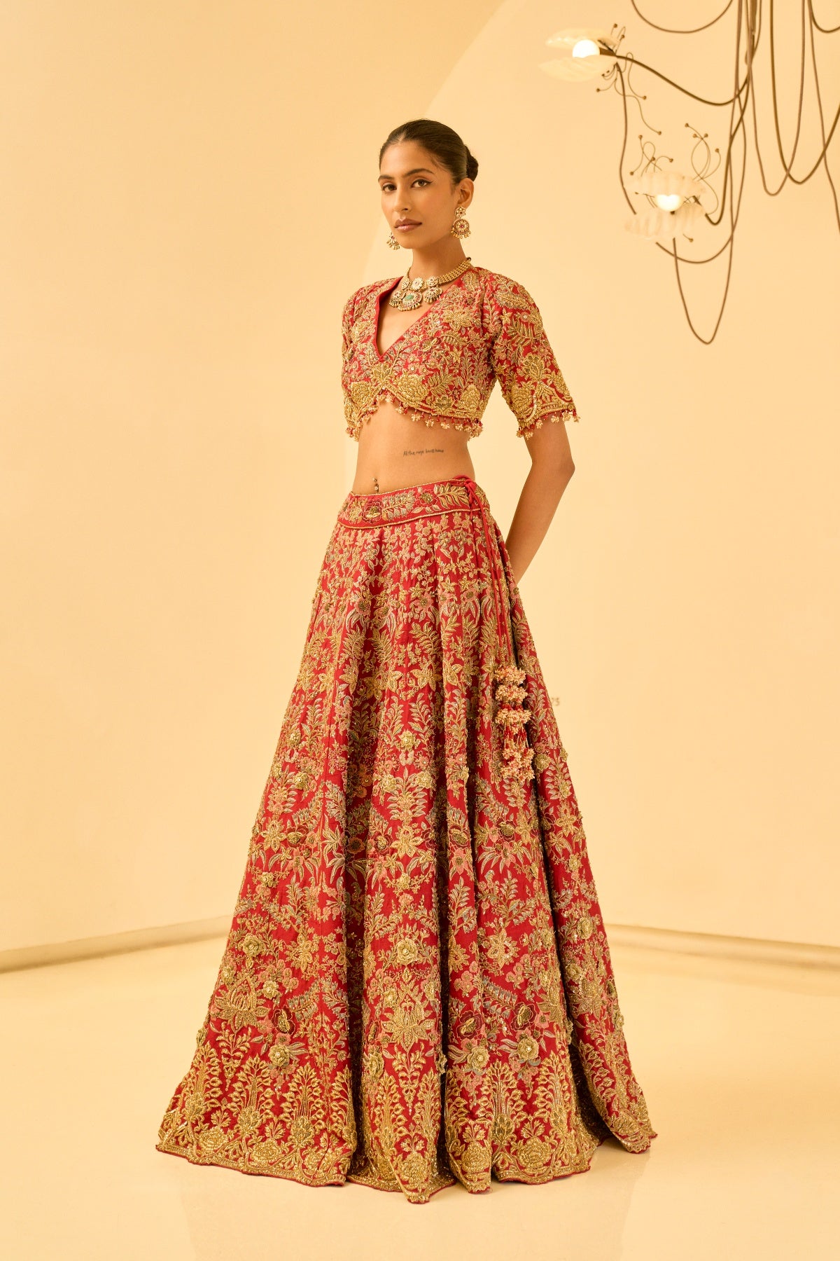 ZARDOZI BRIDAL LEHENGA SET