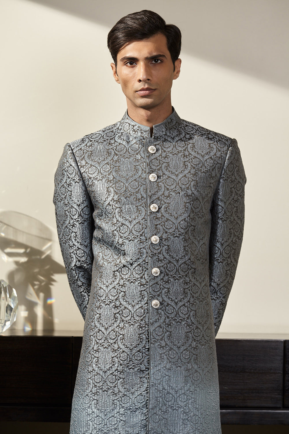 Blue Ombré Sherwani