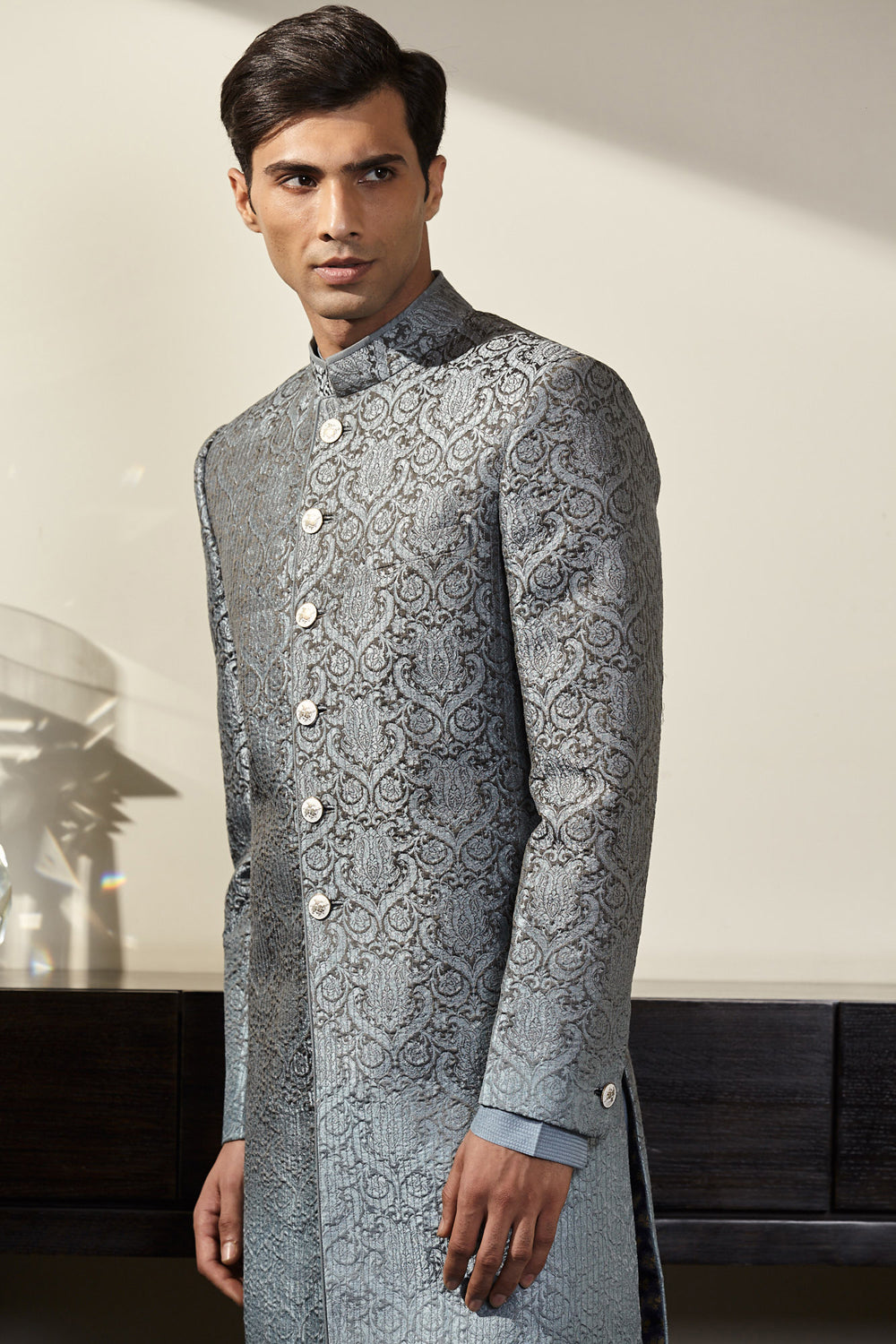 Blue Ombré Sherwani