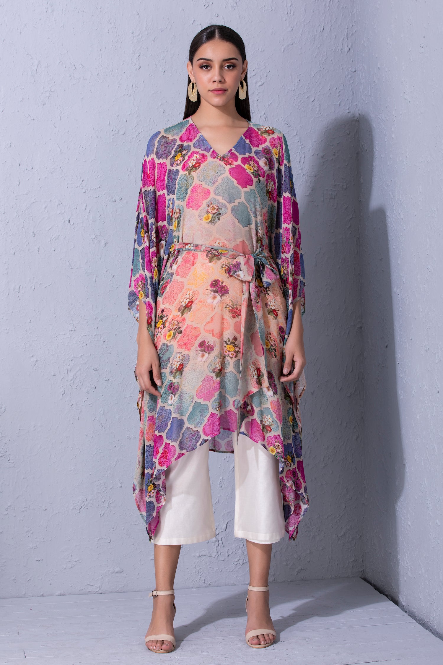 Moroccan Touch Printed kaftan