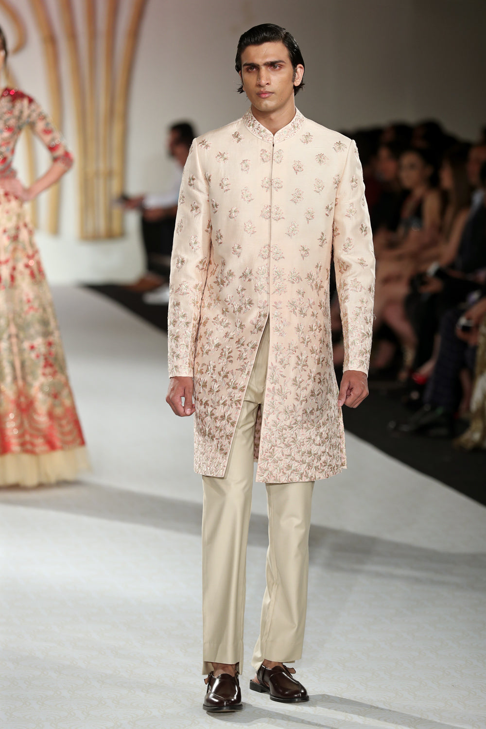 Peach Sherwani