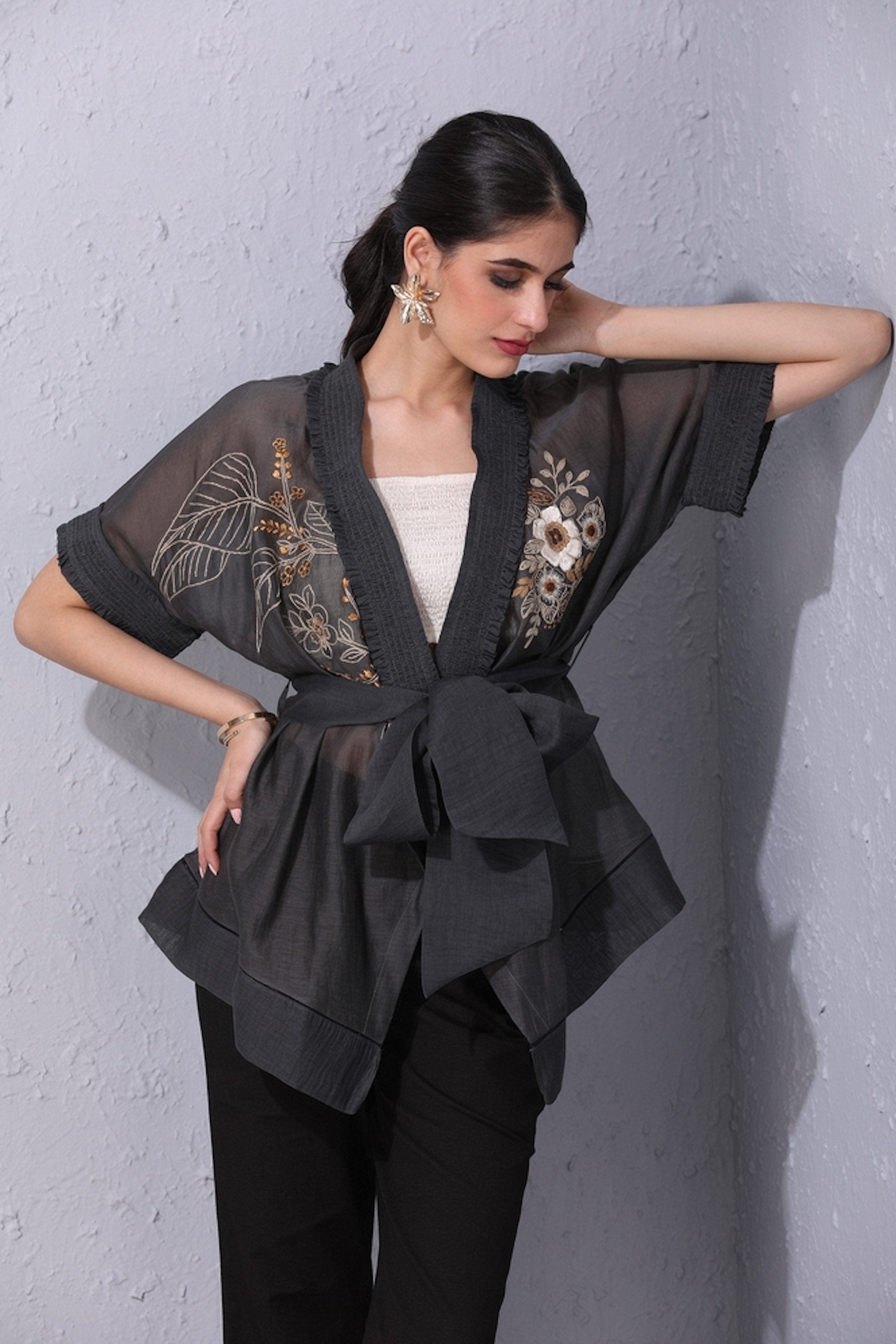 Earth Story Wrap Top