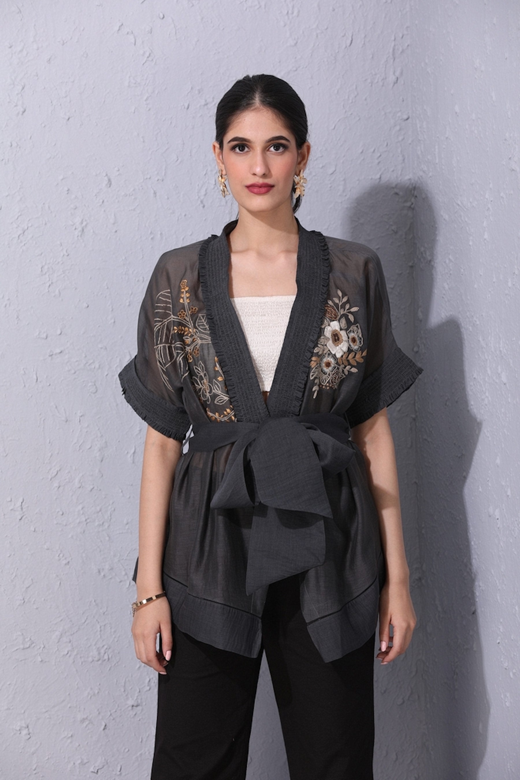 Earth Story Wrap Top