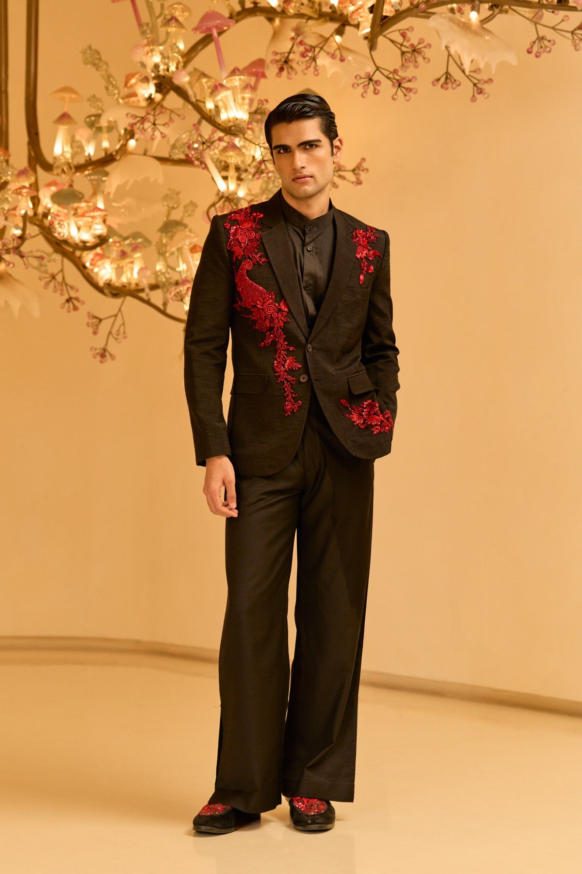 Noir Bloom Tuxedo SET